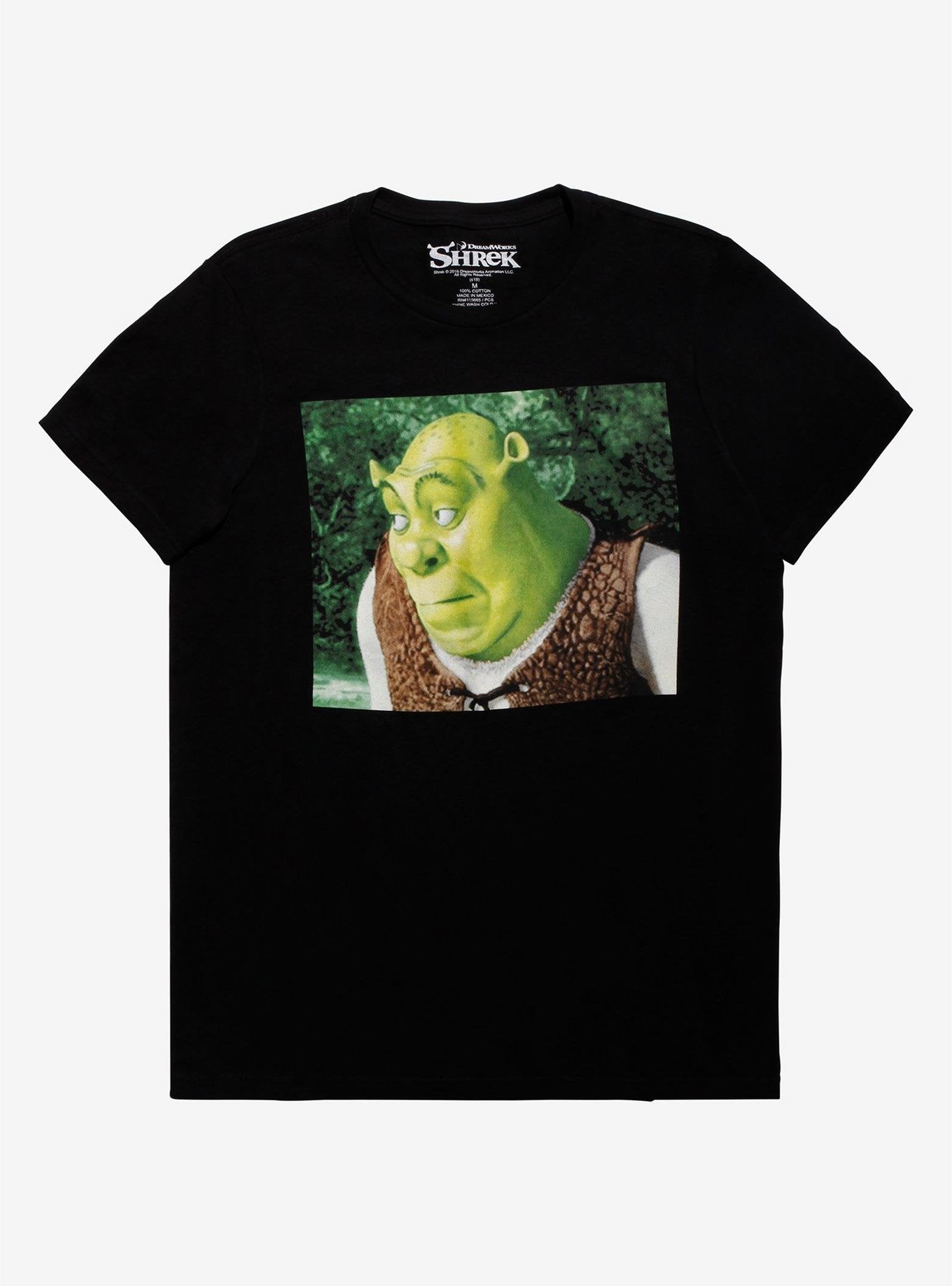 Shrek Bored Meme T-Shirt image 0