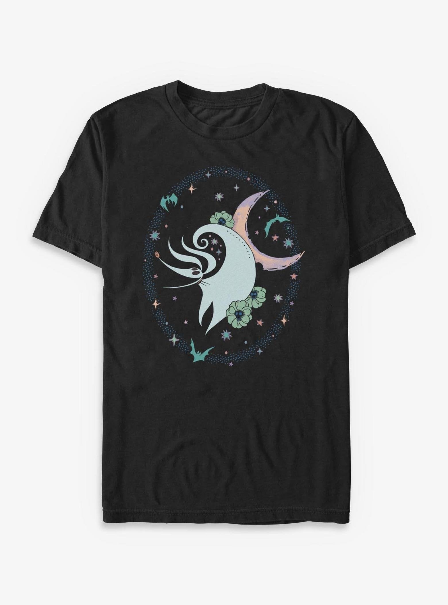 Disney The Nightmare Before Christmas Zero Stars And Flowers - Black image 0