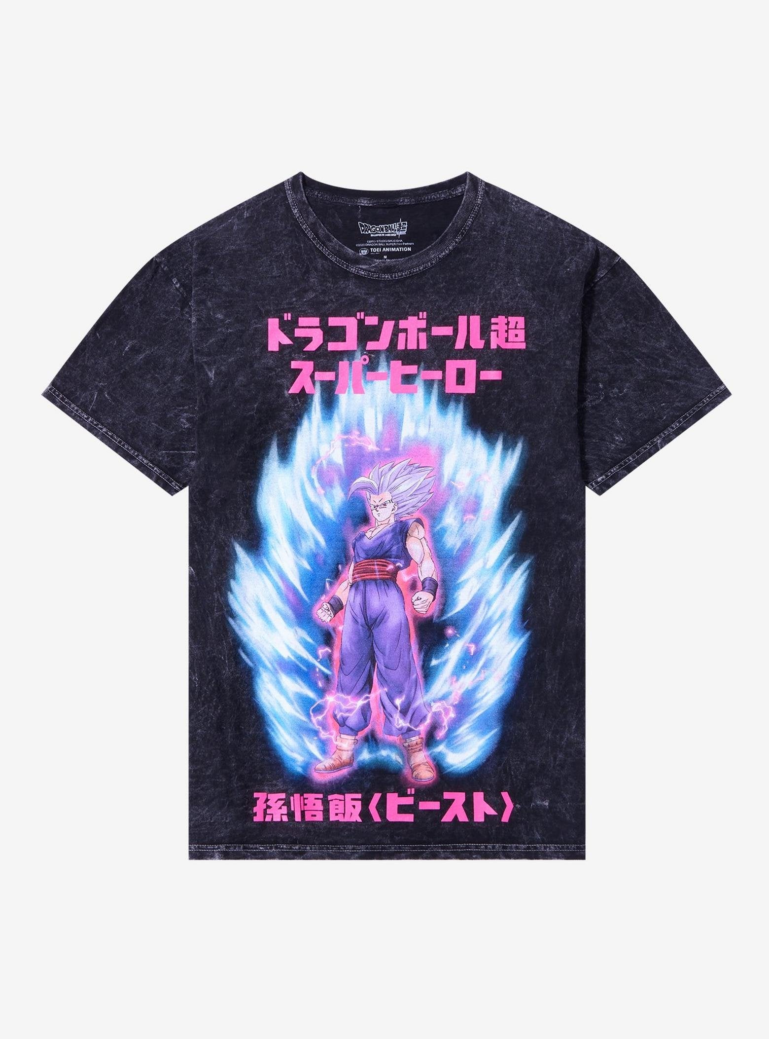 Dragon Ball Super Gohan Beast Mineral Wash T-Shirt image 0