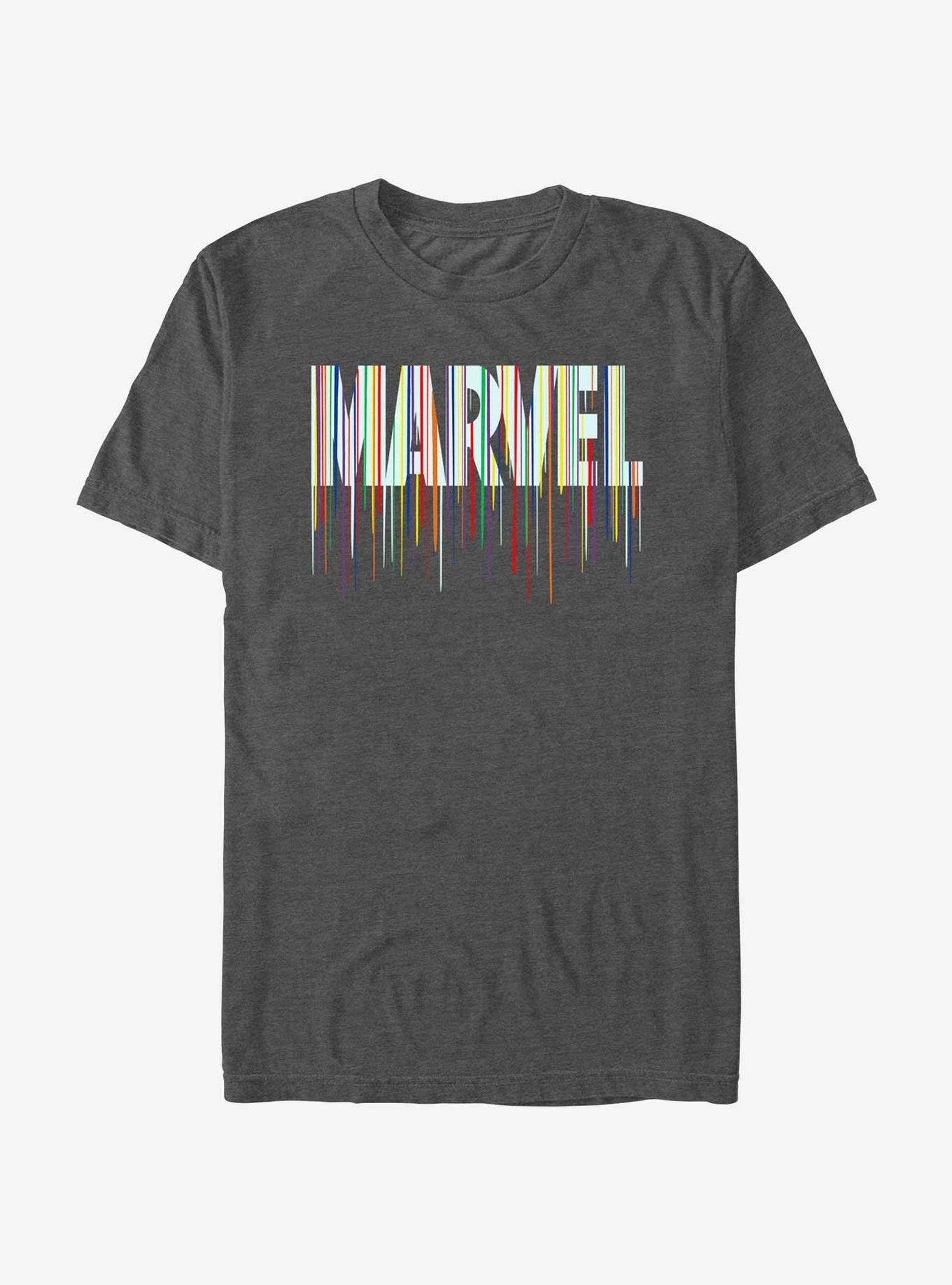 Marvel Dripped Out Logo T-Shirt image 0