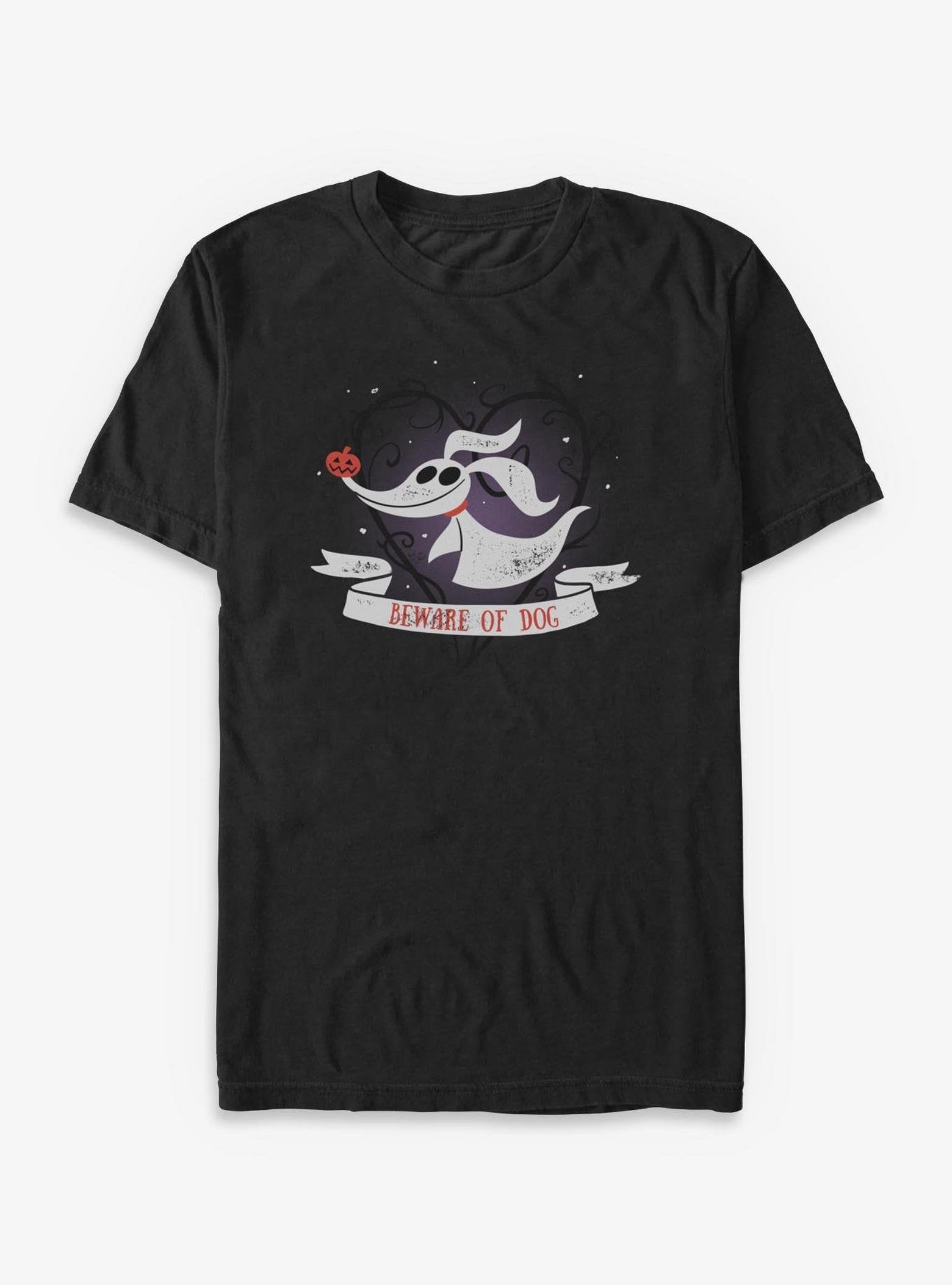 Disney The Nightmare Before Christmas Zero Beware Of Dog - Black image 0