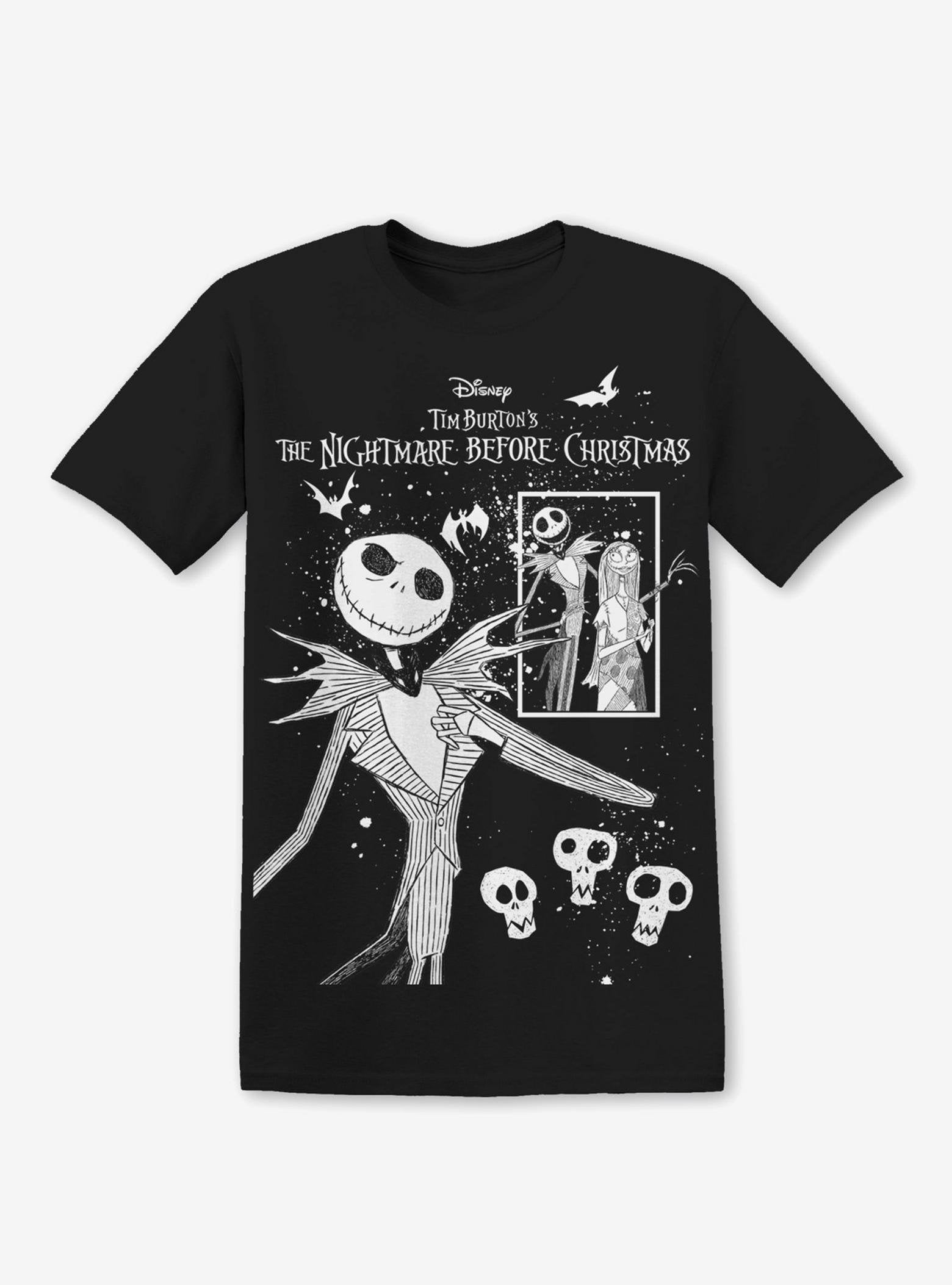 The Nightmare Before Christmas Jack & Sally Girls T-Shirt image 0