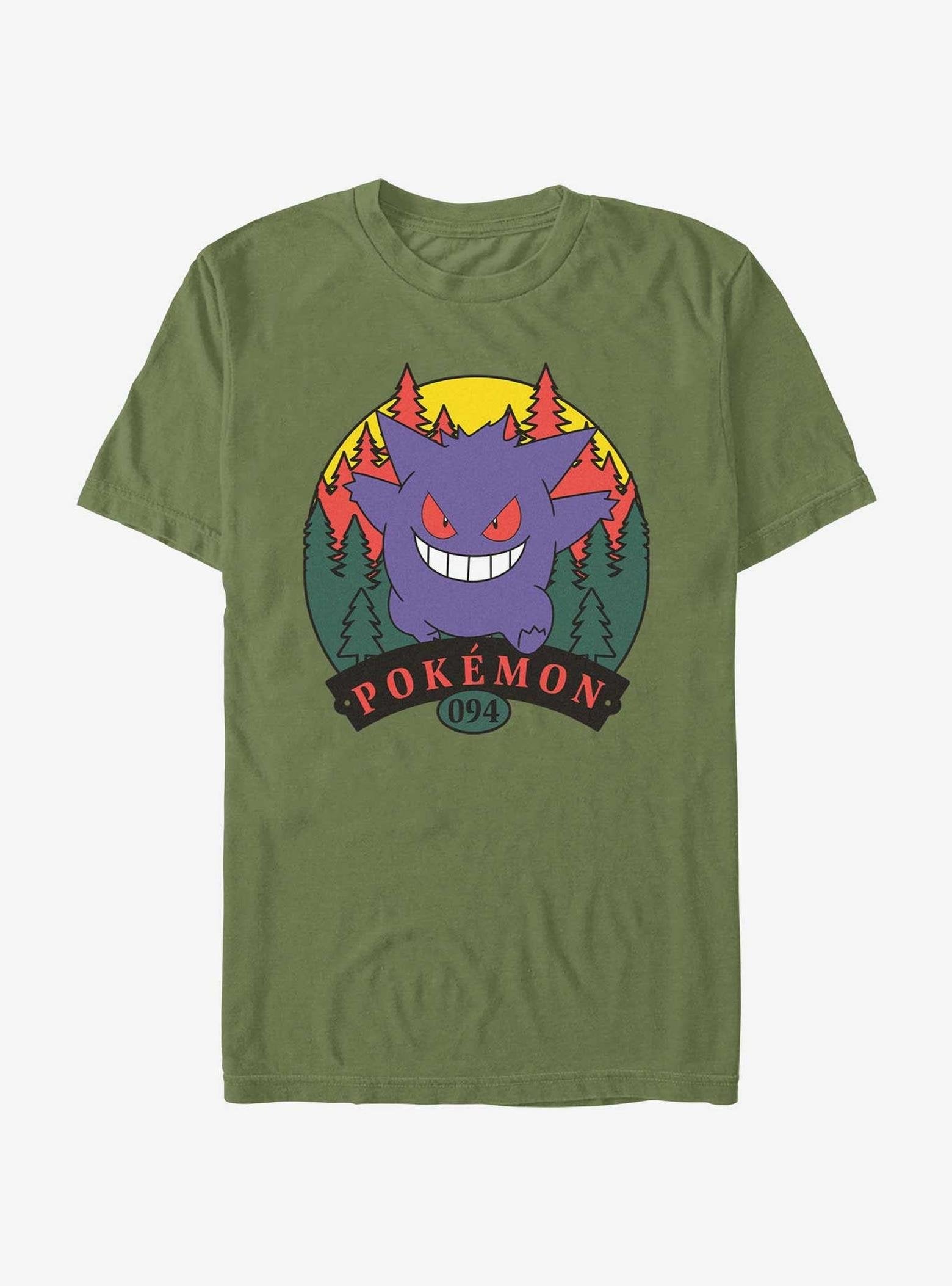 Pokemon Gengar Forest Attack Extra Soft T-Shirt image 0
