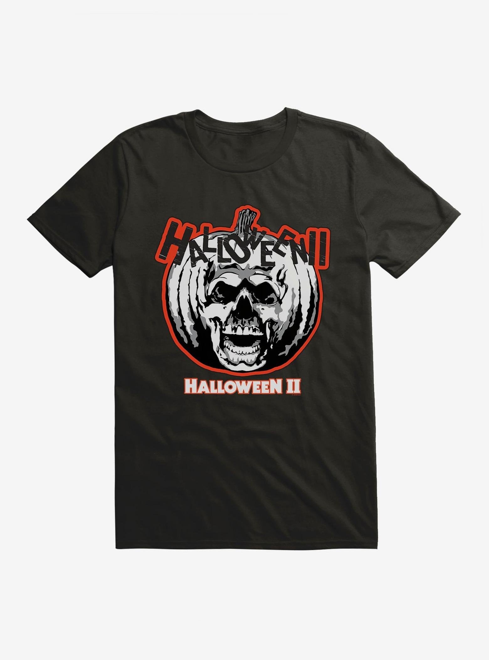 Halloween II Pumpkin Skull T-Shirt image 0