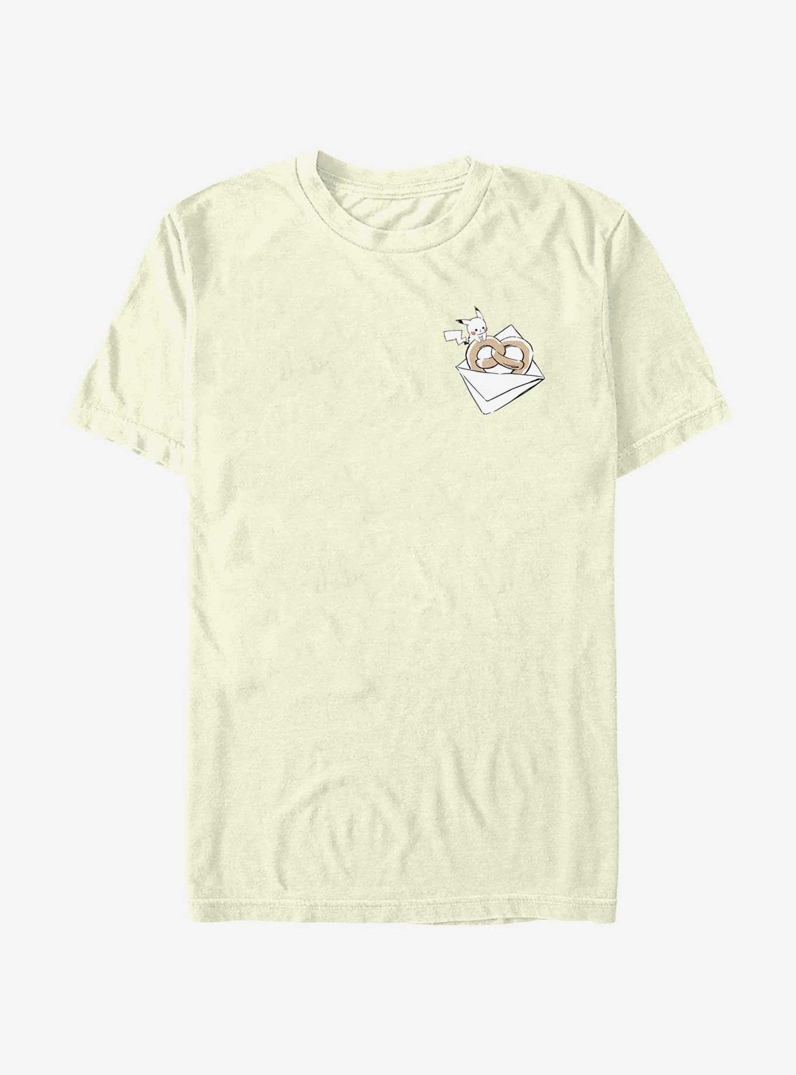 Pokemon Chibi Pikachu Pretzel T-Shirt image 0