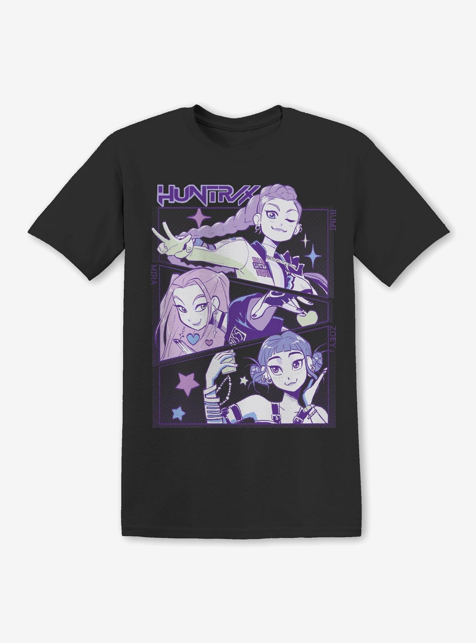 KPop Demon Hunters Huntrix World Tour Double-Sided T-Shirt image 0