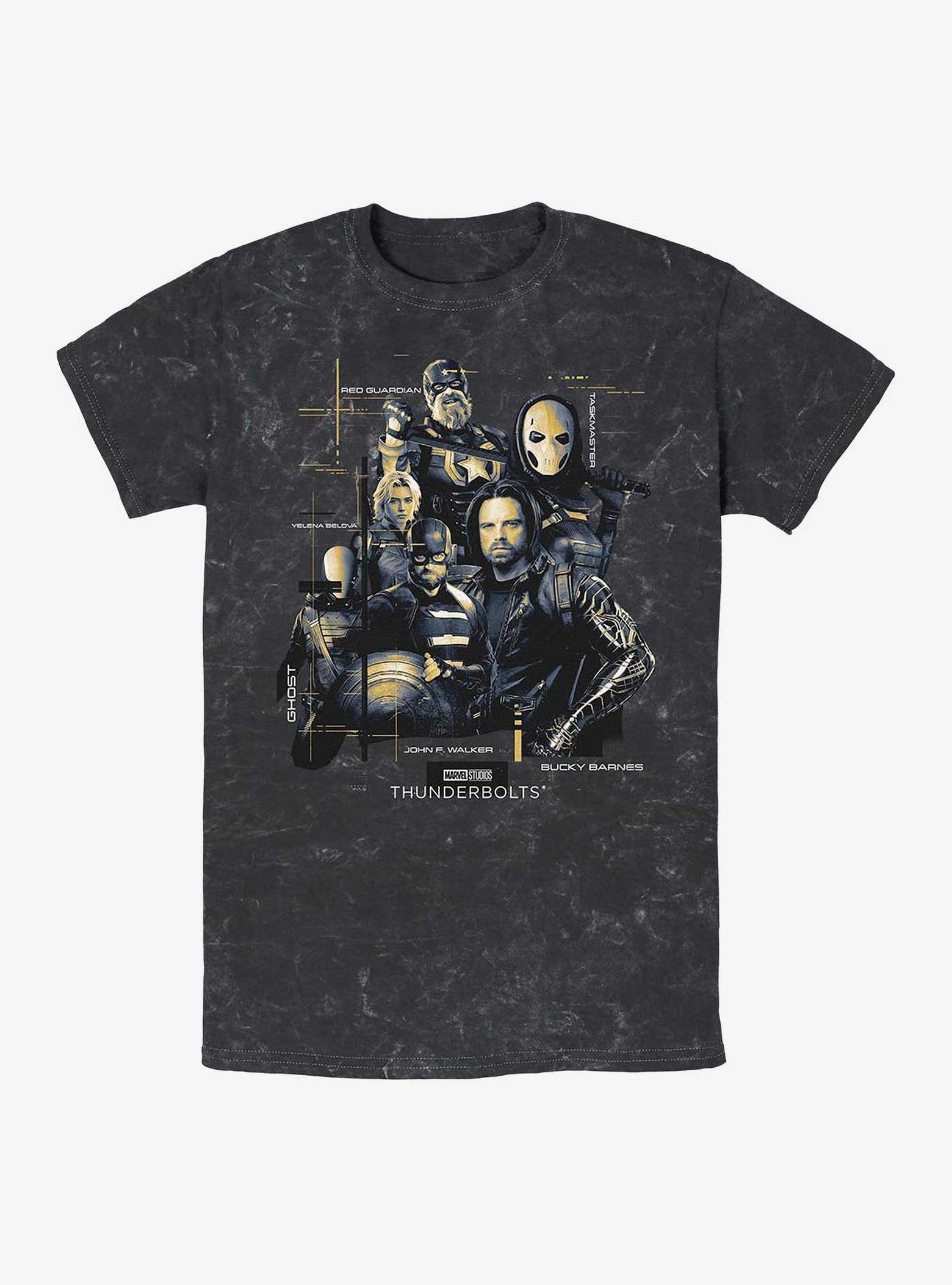 Marvel Thunderbolts* Team Pose Mineral Wash T-Shirt image 0
