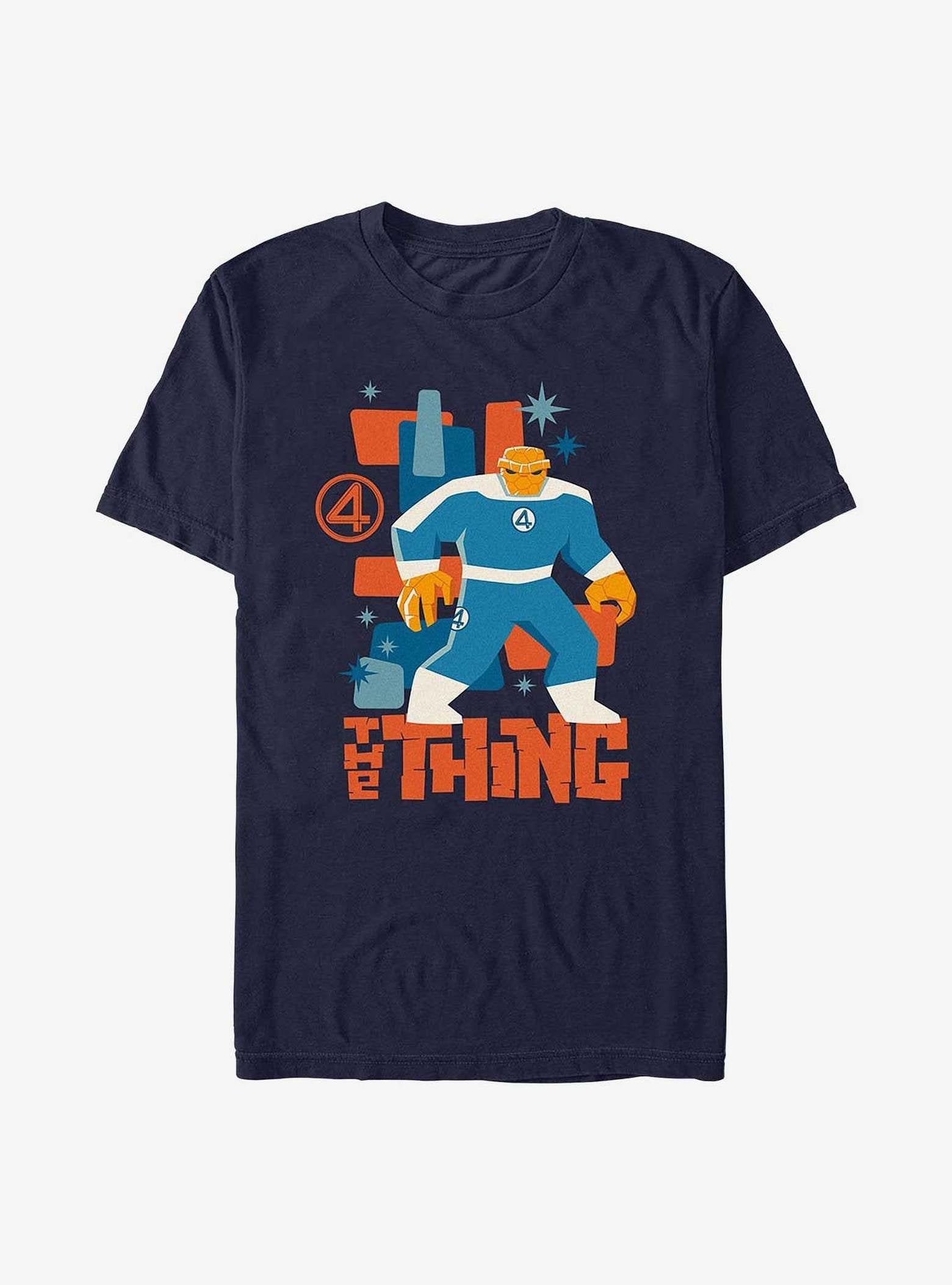 Marvel The Fantastic Four: First Steps The Thing Vintage T-Shirt image 0
