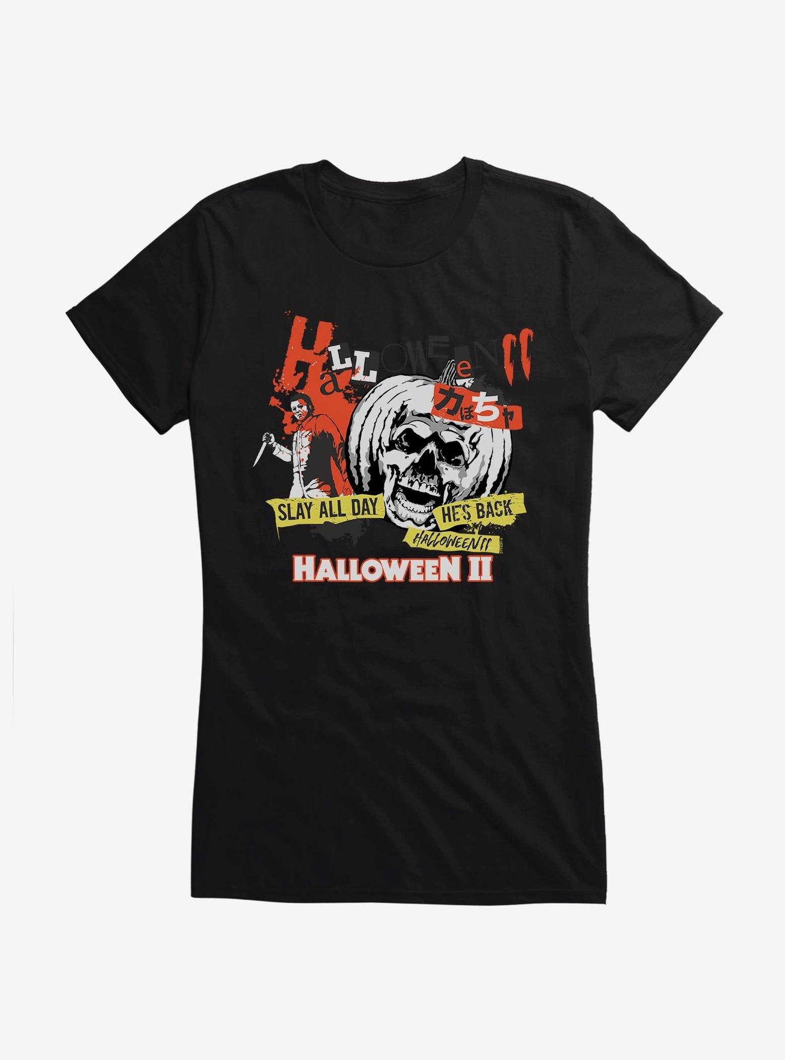 Halloween II Slay All Day Girls T-Shirt image 0