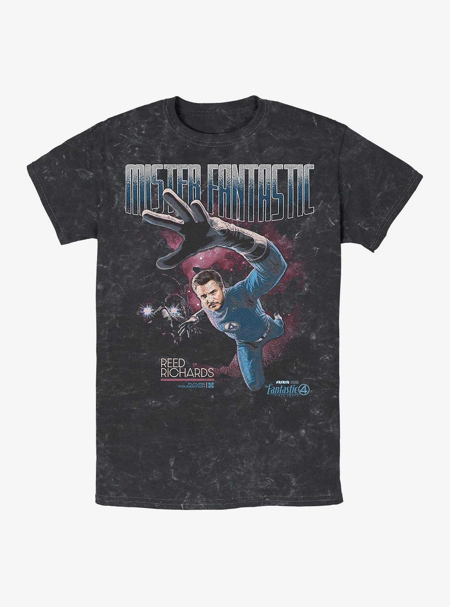 Marvel The Fantastic Four: First Steps Beyond Limits Mineral Wash T-Shirt Hot Topic Exclusive image 0
