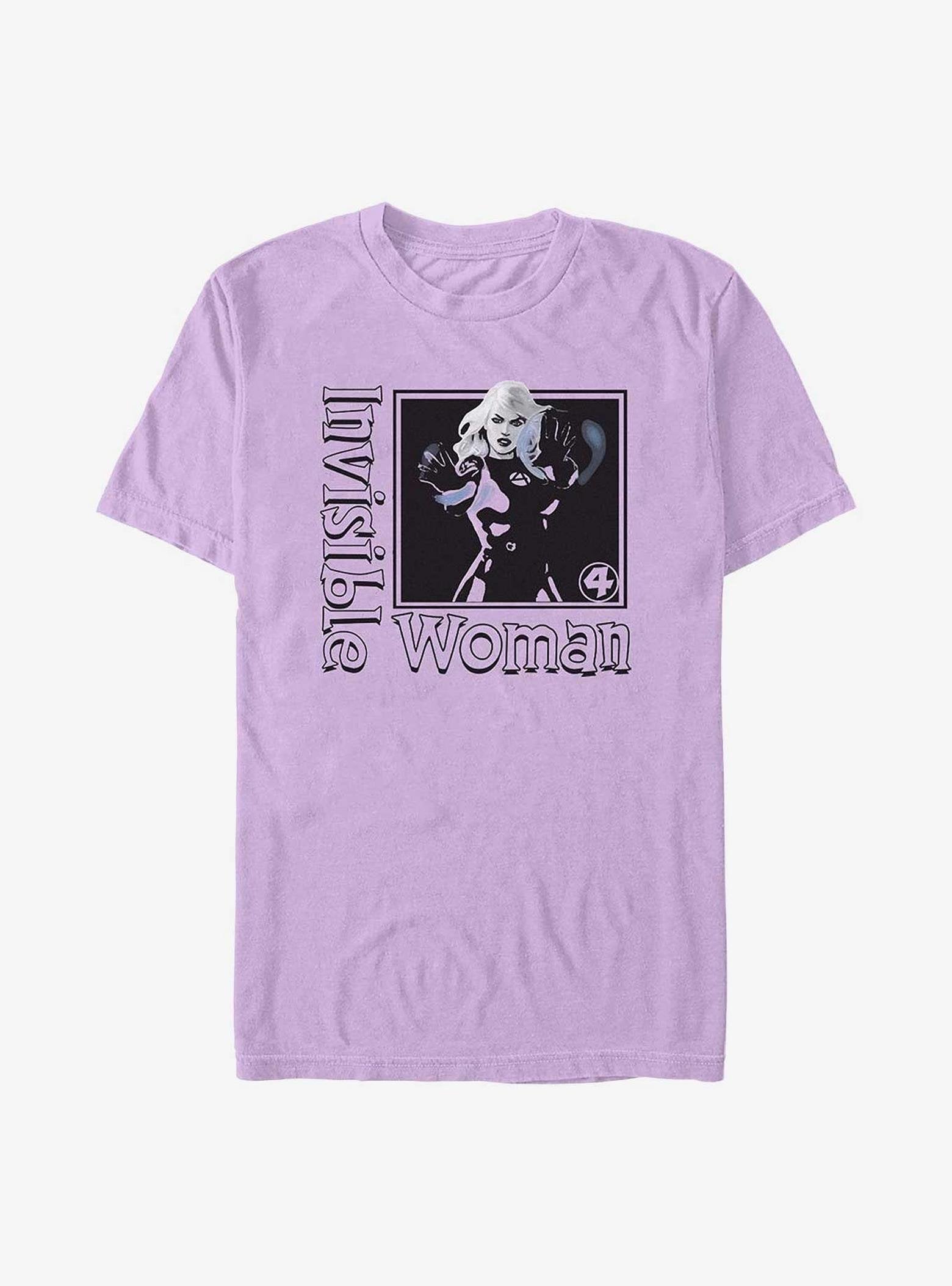 Marvel Fantastic Four Invisible Woman Pose Garment Dye T-Shirt image 0