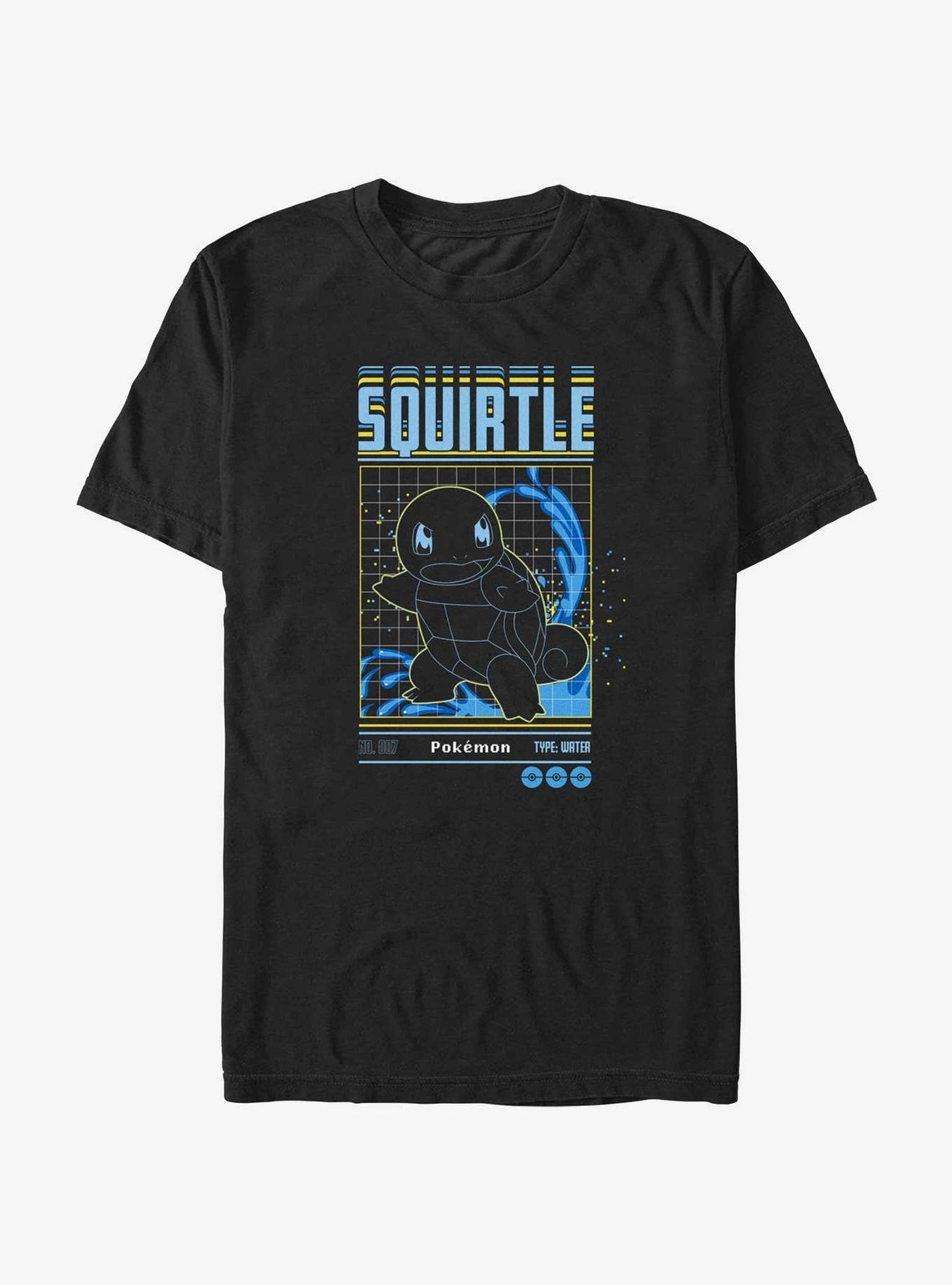 Pokemon Squirtle Grid T-Shirt image 0