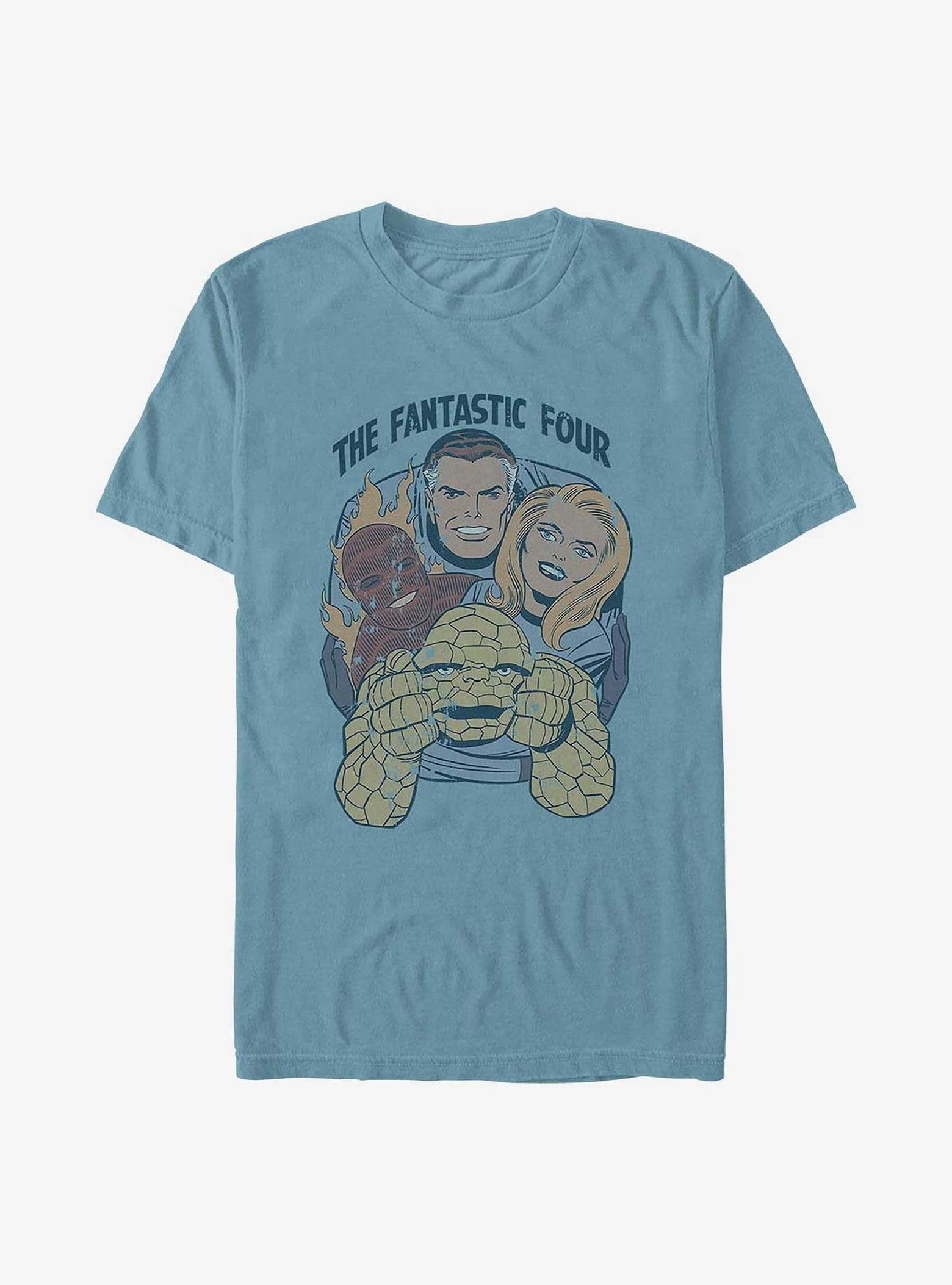 Marvel Fantastic Four 4 Of A Kind Garment Dye T-Shirt image 0