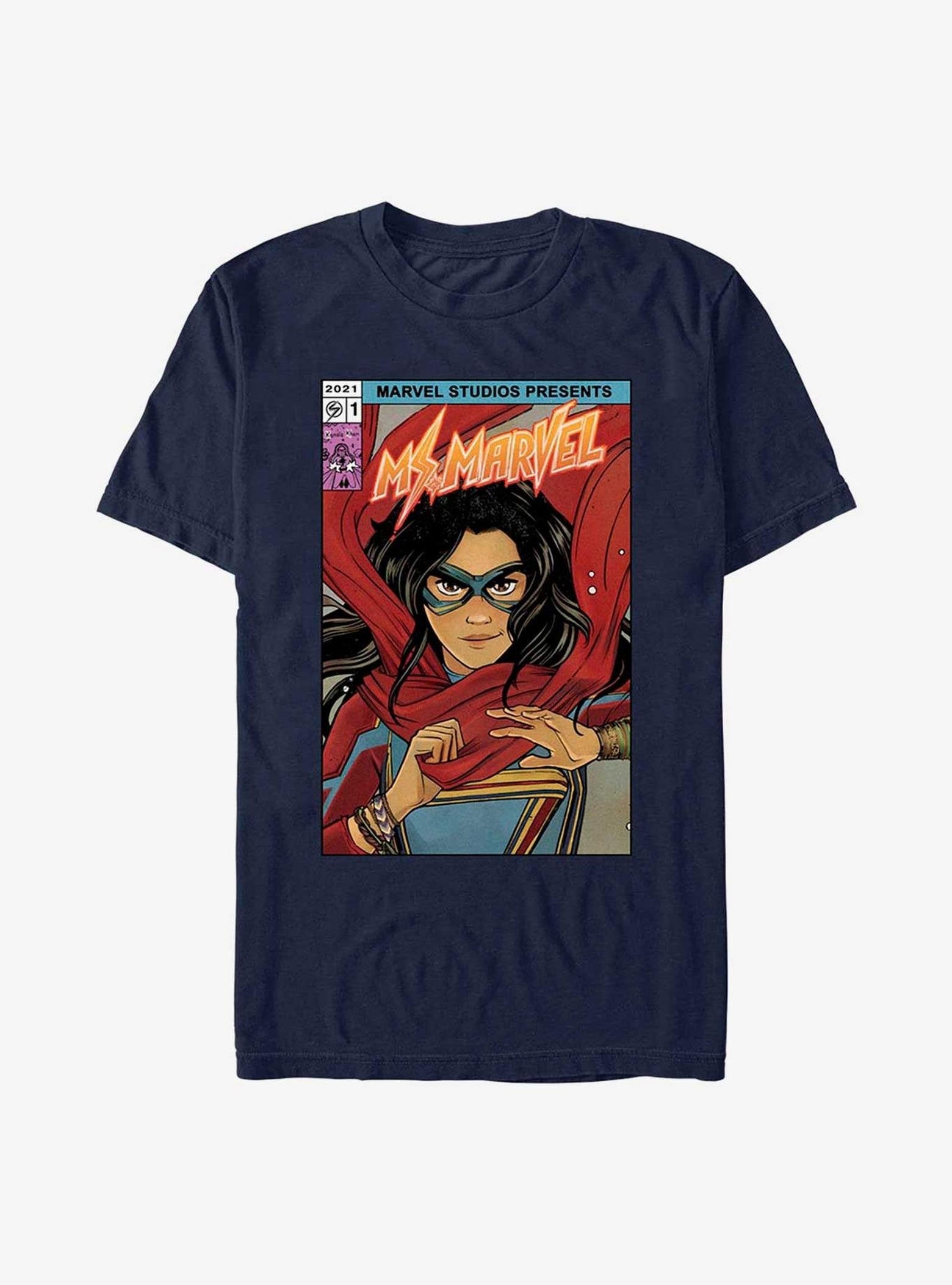 Marvel Ms. Marvel Comic Cover T-Shirt image 0