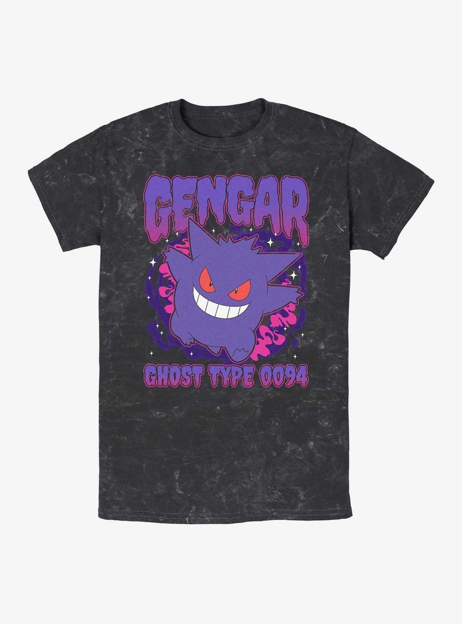 Pokemon Gengar Shadow Pokemon Mineral Wash T-Shirt image 0