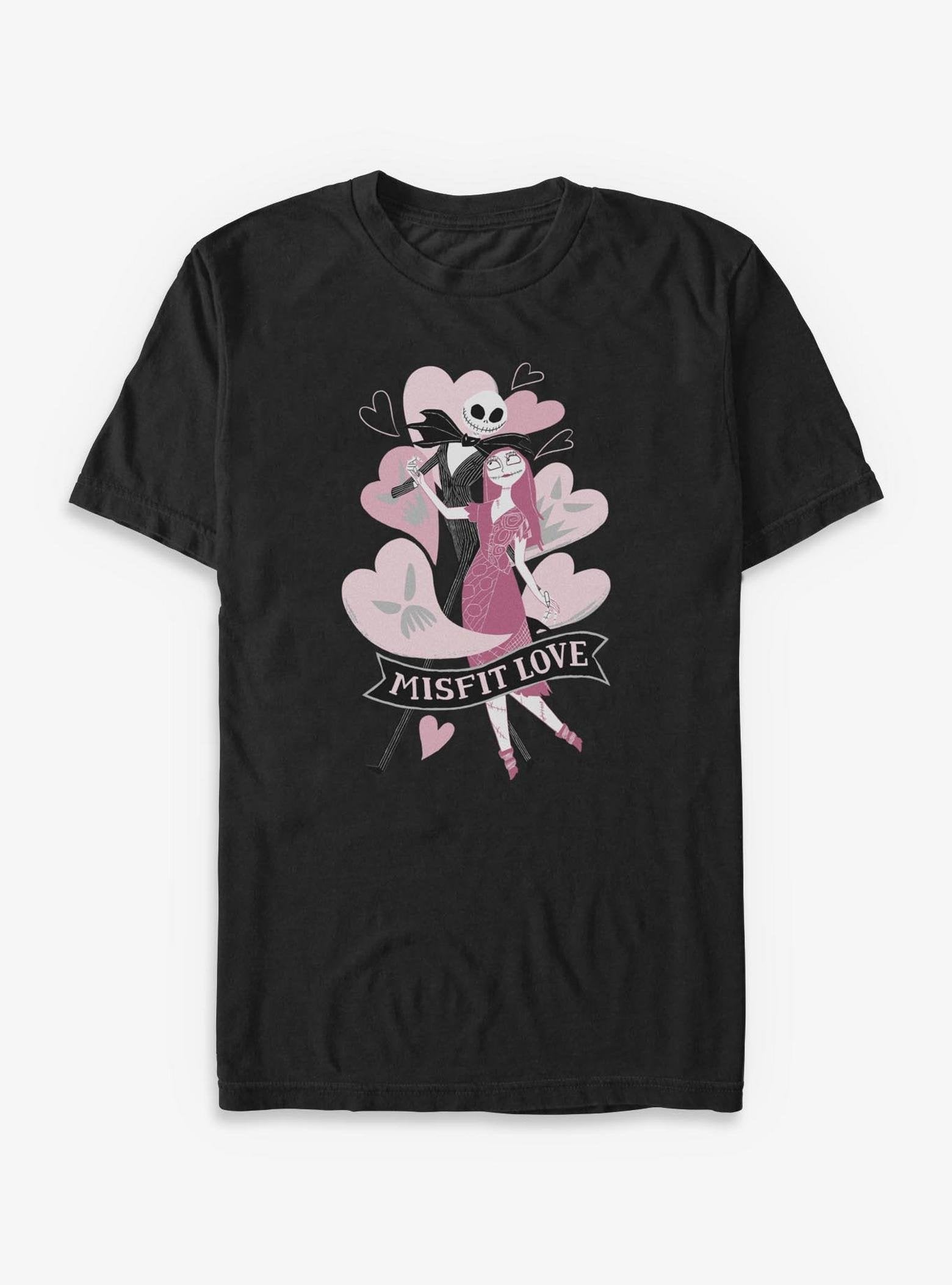 Disney The Nightmare Before Christmas Jack & Sally Misfit Love - Black image 0
