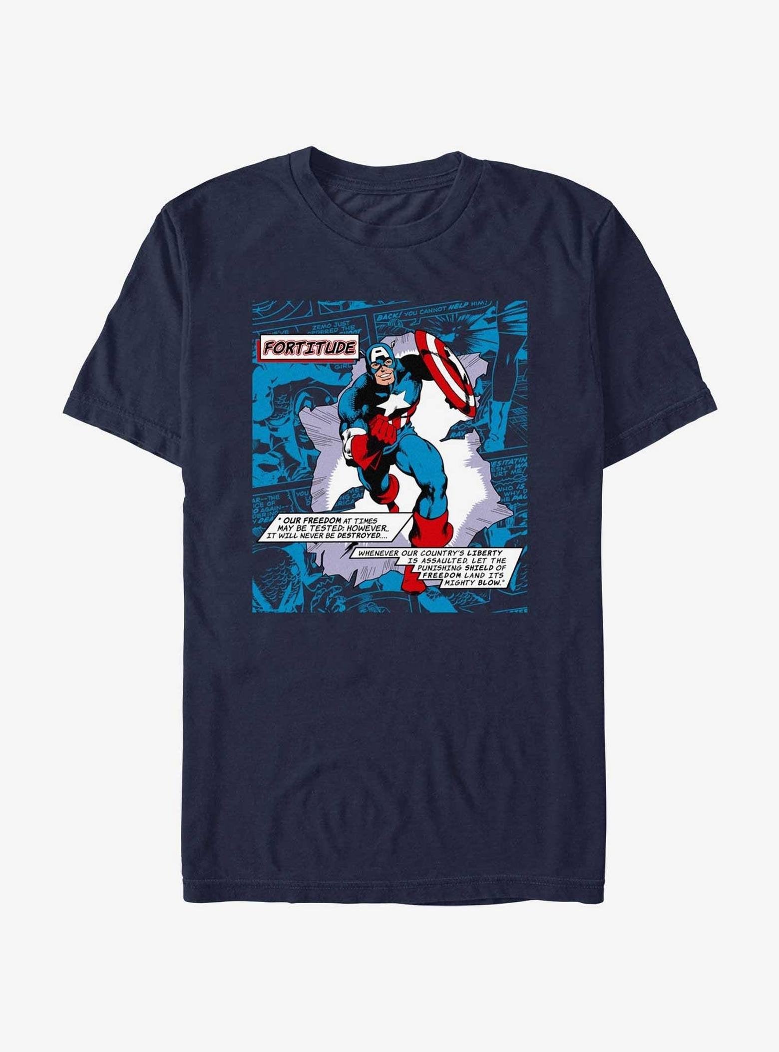Marvel Captain America Fortitude T-Shirt image 0