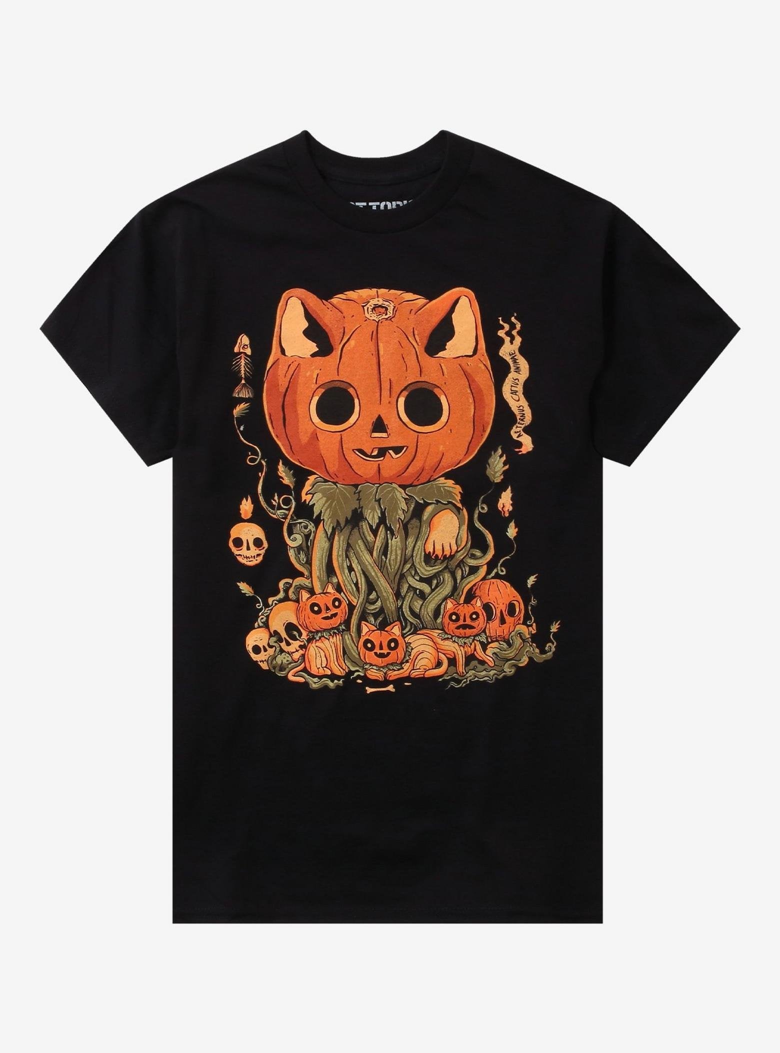 Cat-O'-Lanterns T-Shirt By PPMid image 0