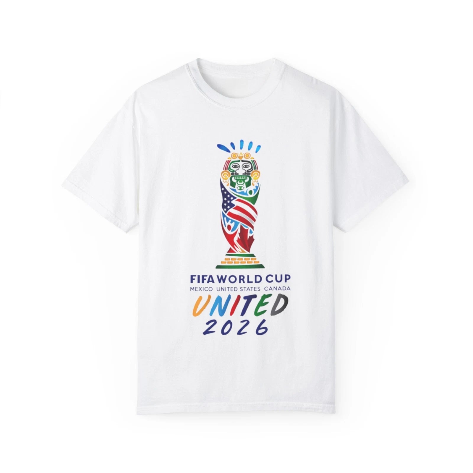 FIFA World Cup 2026 Unisex T-Shirt, Garment-Dyed Tee, Soccer Fan Shirt image 0