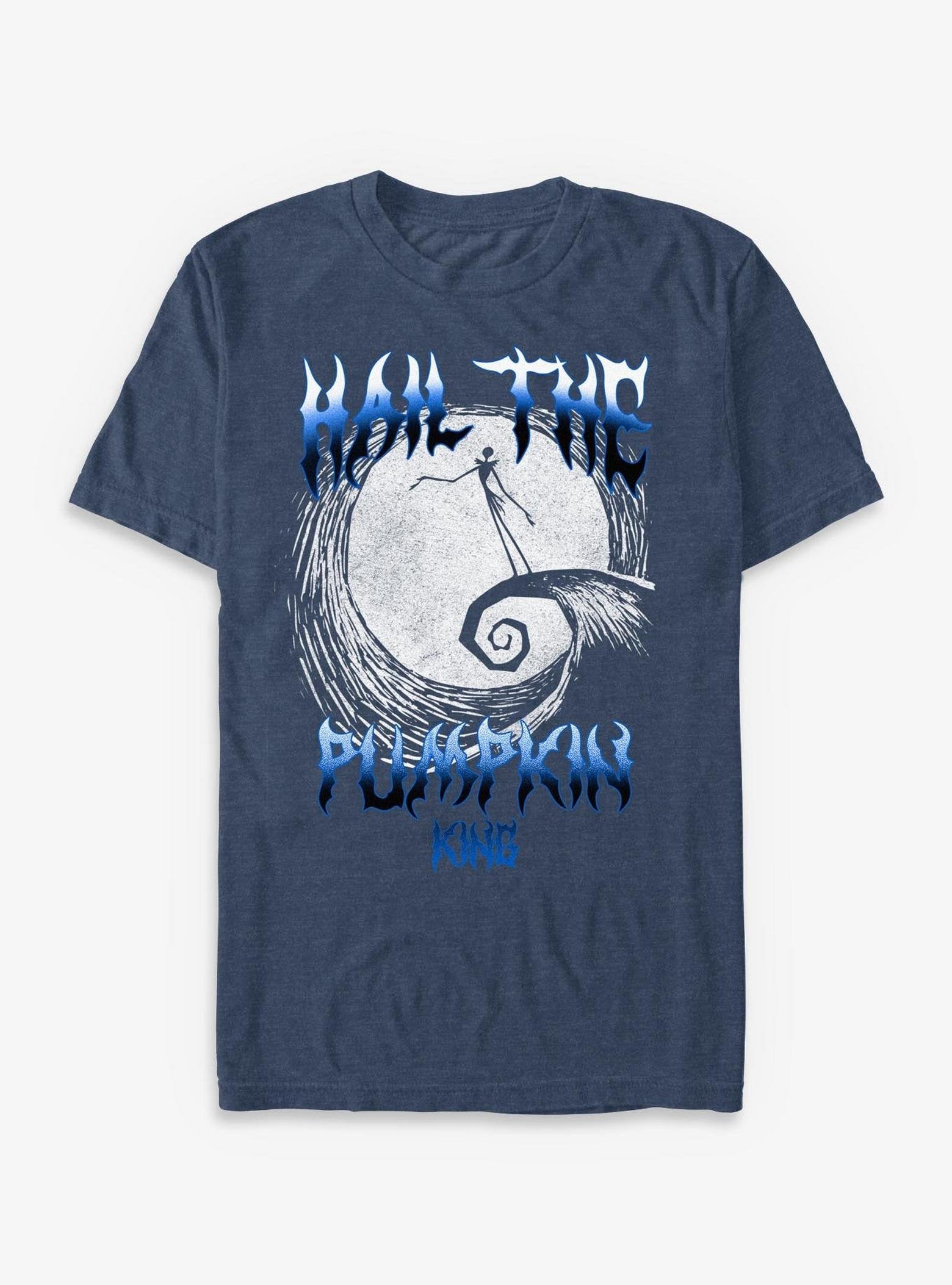 Disney The Nightmare Before Christmas Hail The King - Navy Htr image 0
