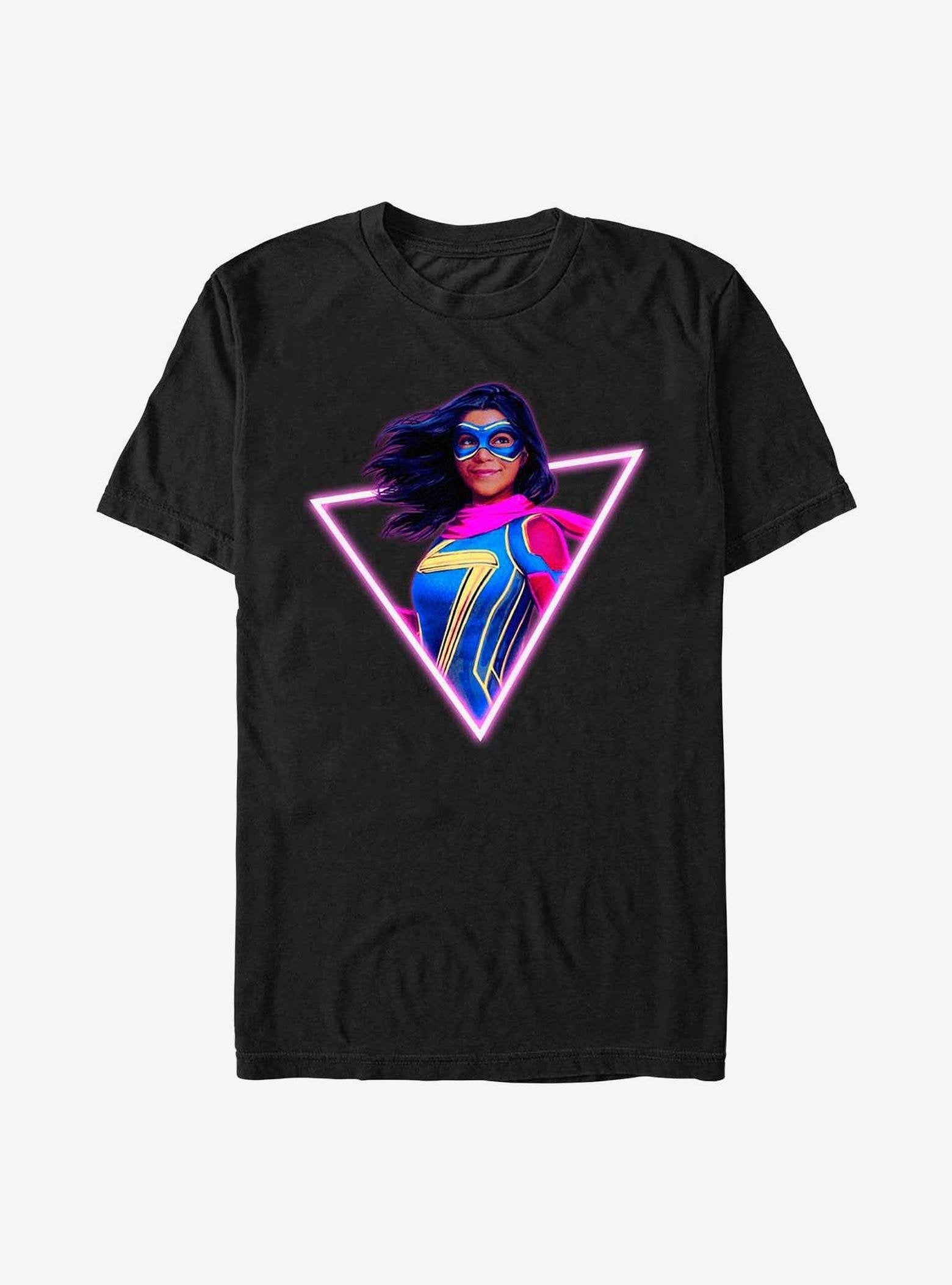 Marvel Ms. Marvel Neon Hero T-Shirt image 0