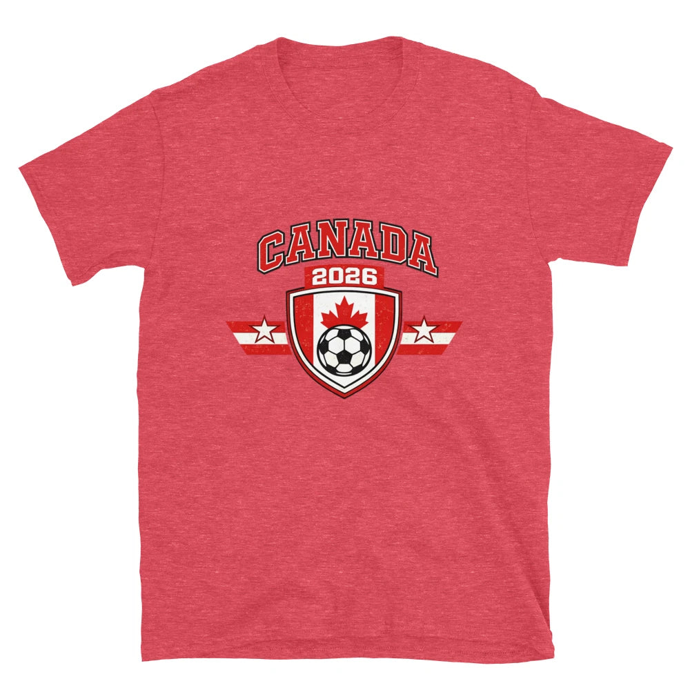 2026 World Cup Soccer T-Shirt - Canada Style 2 image 0