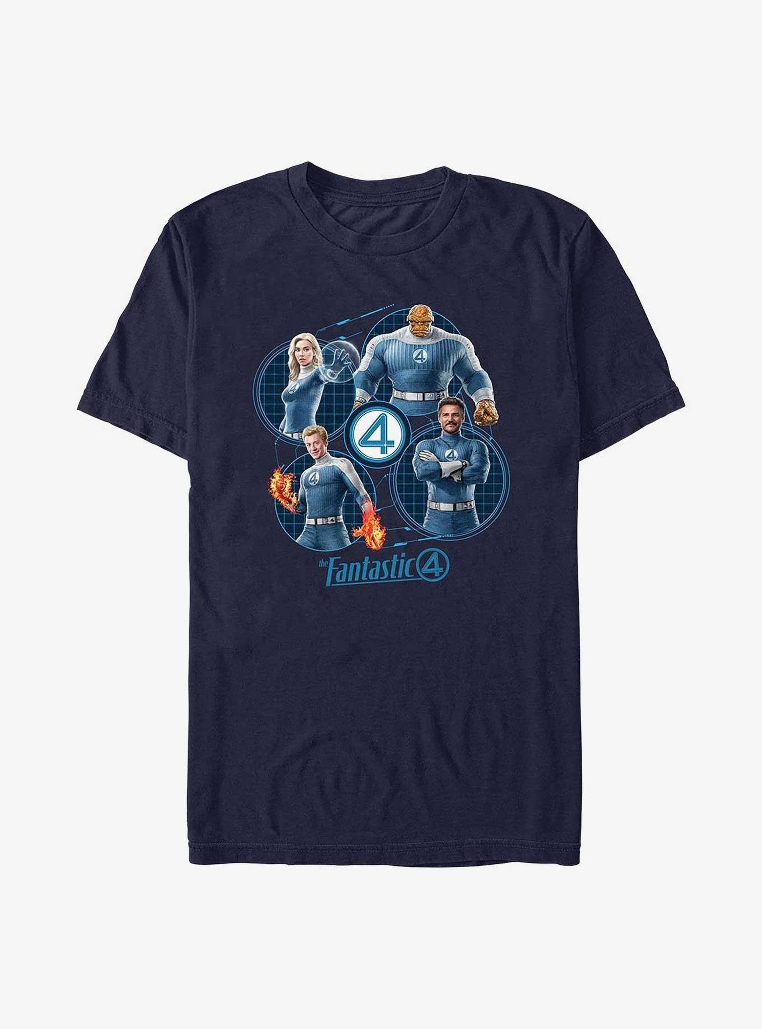Marvel The Fantastic Four: First Steps Family Team T-Shirt image 0