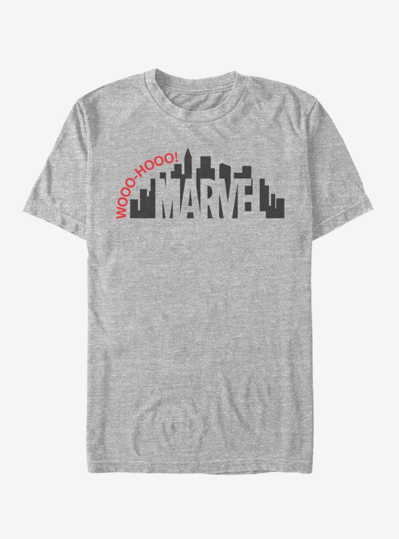 Marvel Spider-Man Skyline Logo T-Shirt image 0