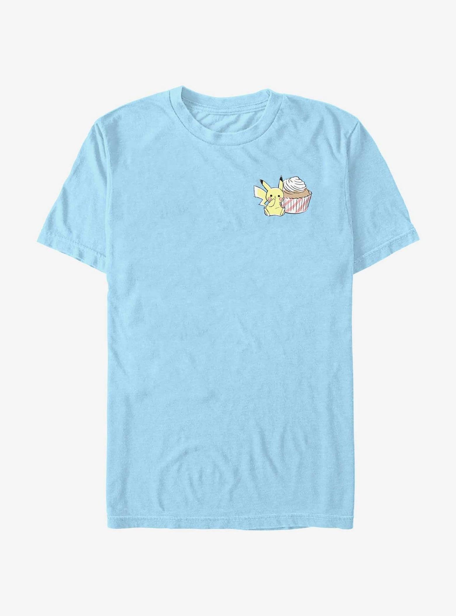Pokemon Chibi Pikachu Cupcake T-Shirt image 0