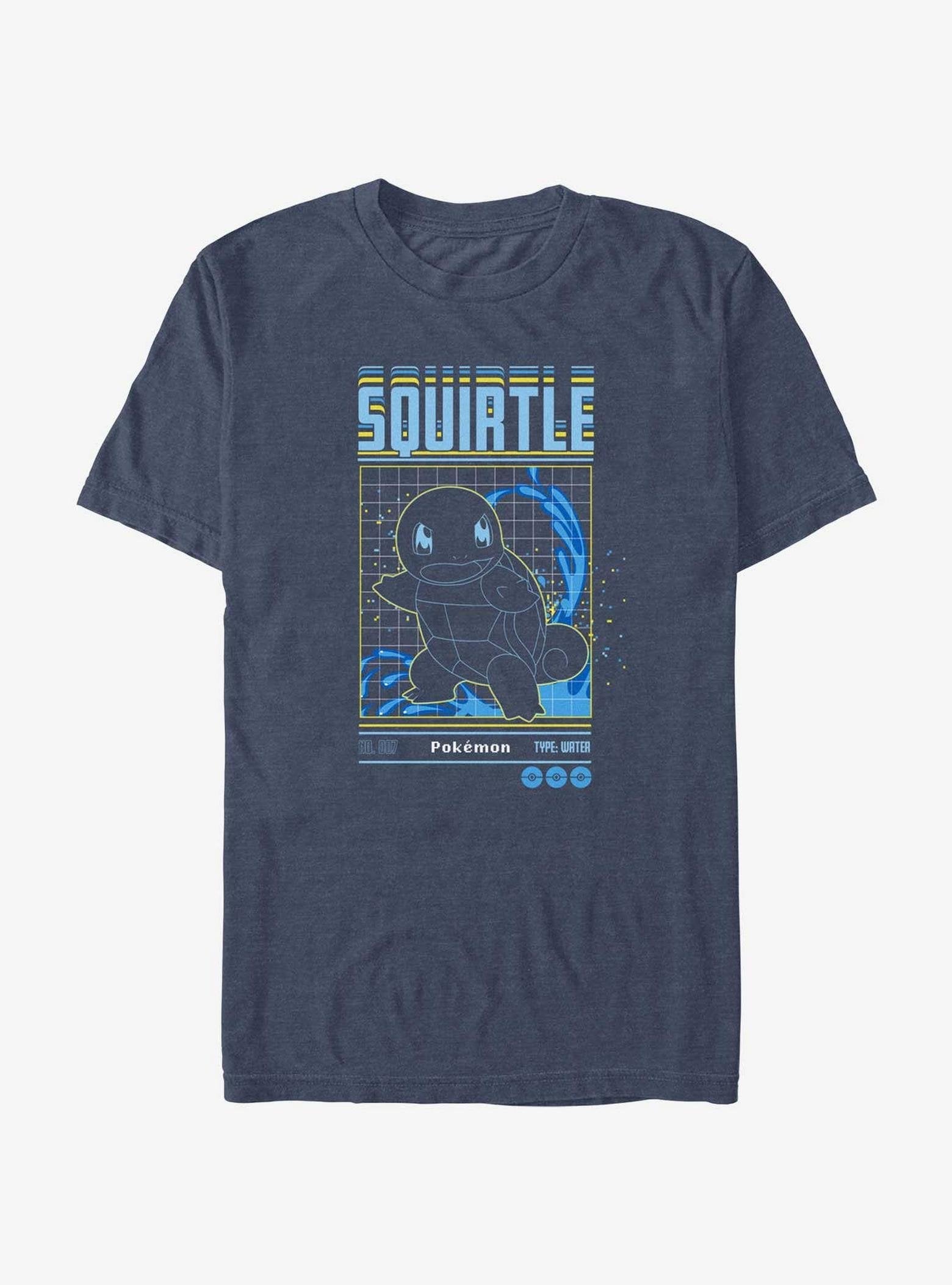 Pokemon Squirtle Grid T-Shirt image 0