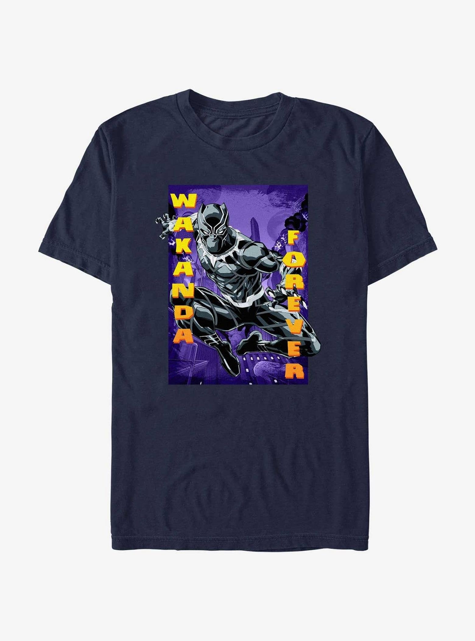 Marvel Black Panther Wakanda Forever T-Shirt image 0