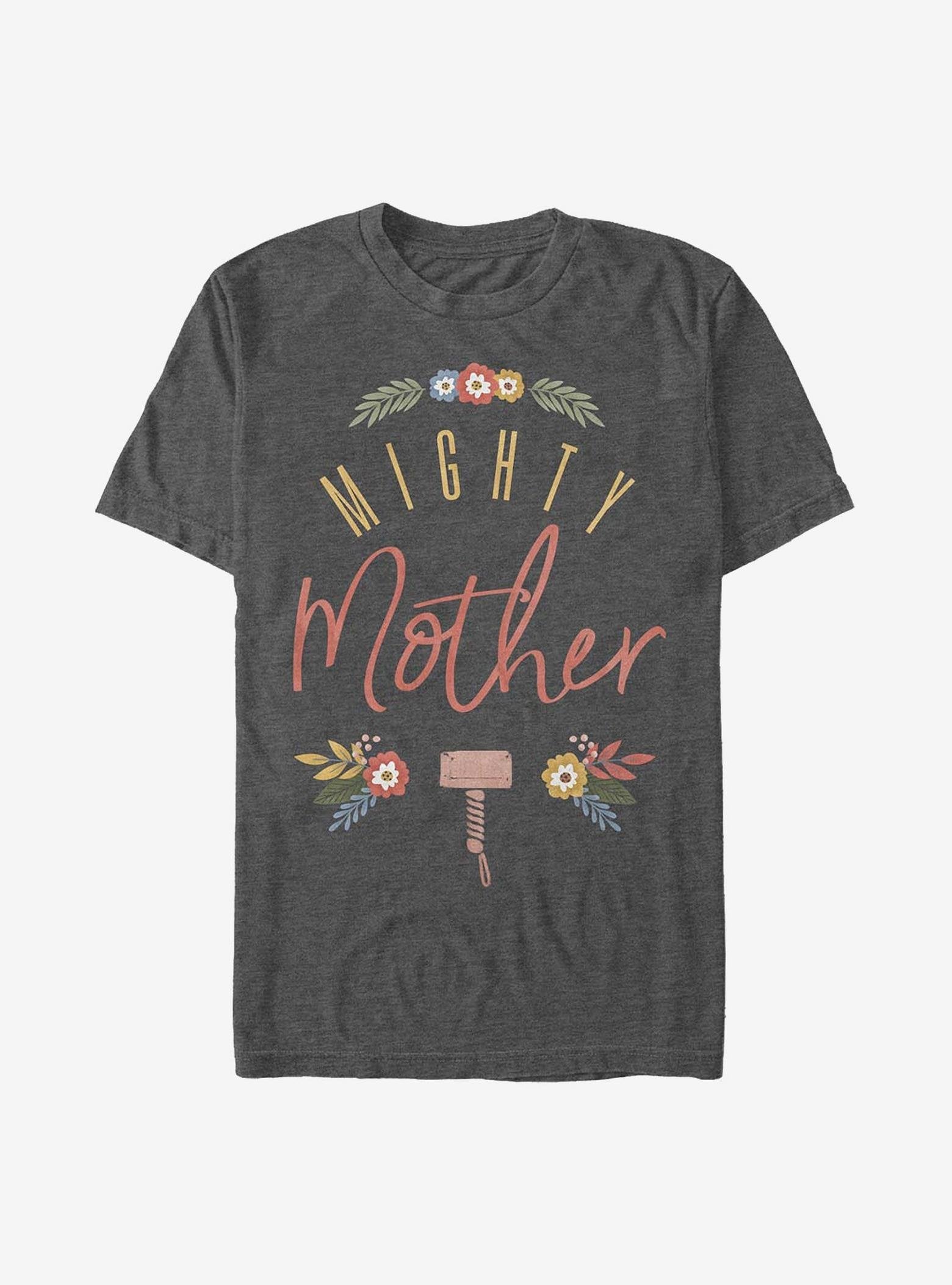 Marvel Thor Might Mother Floral T-Shirt image 0
