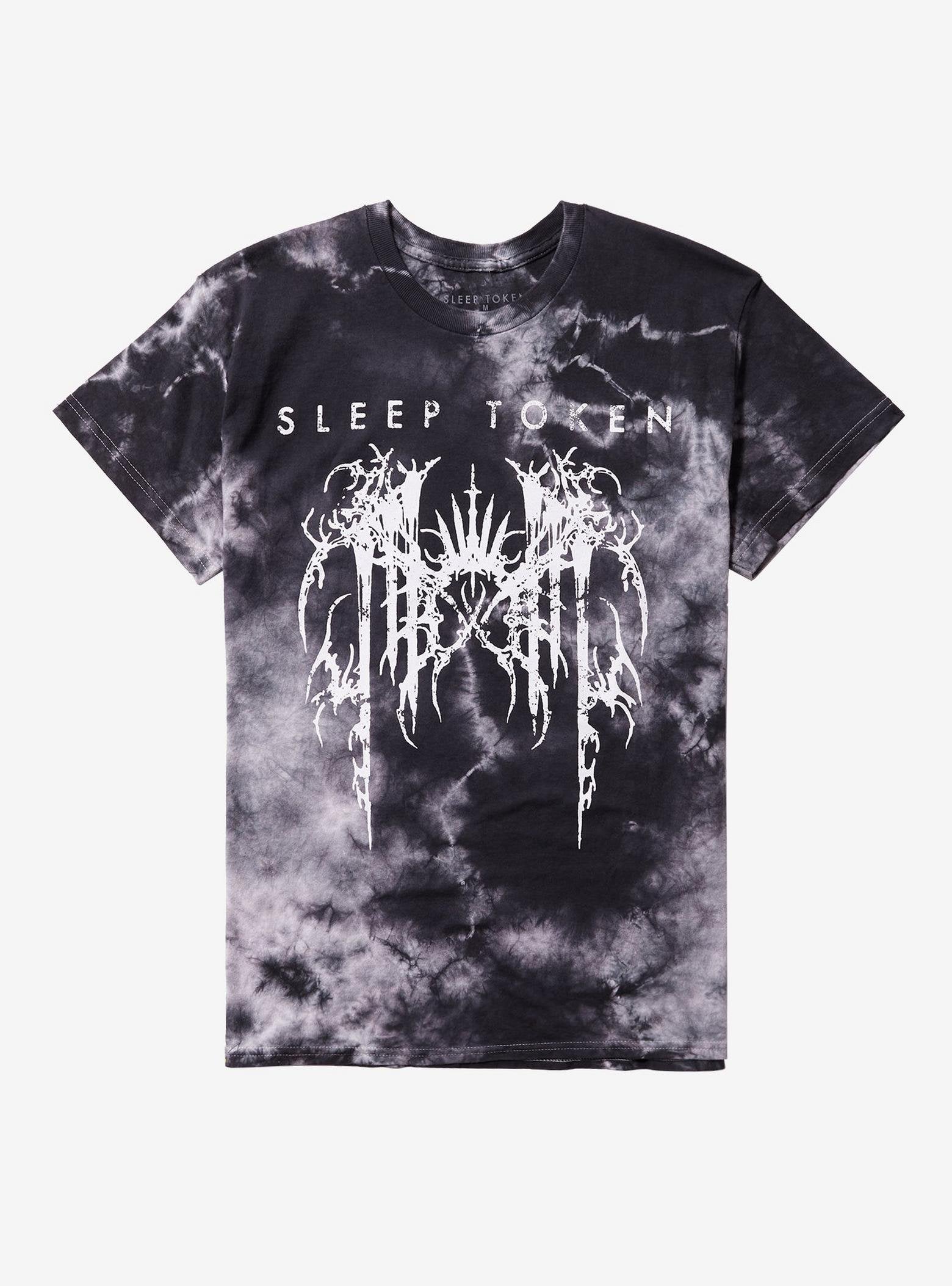 Sleep Token Jagged Logo Spiral-Dye T-Shirt image 0