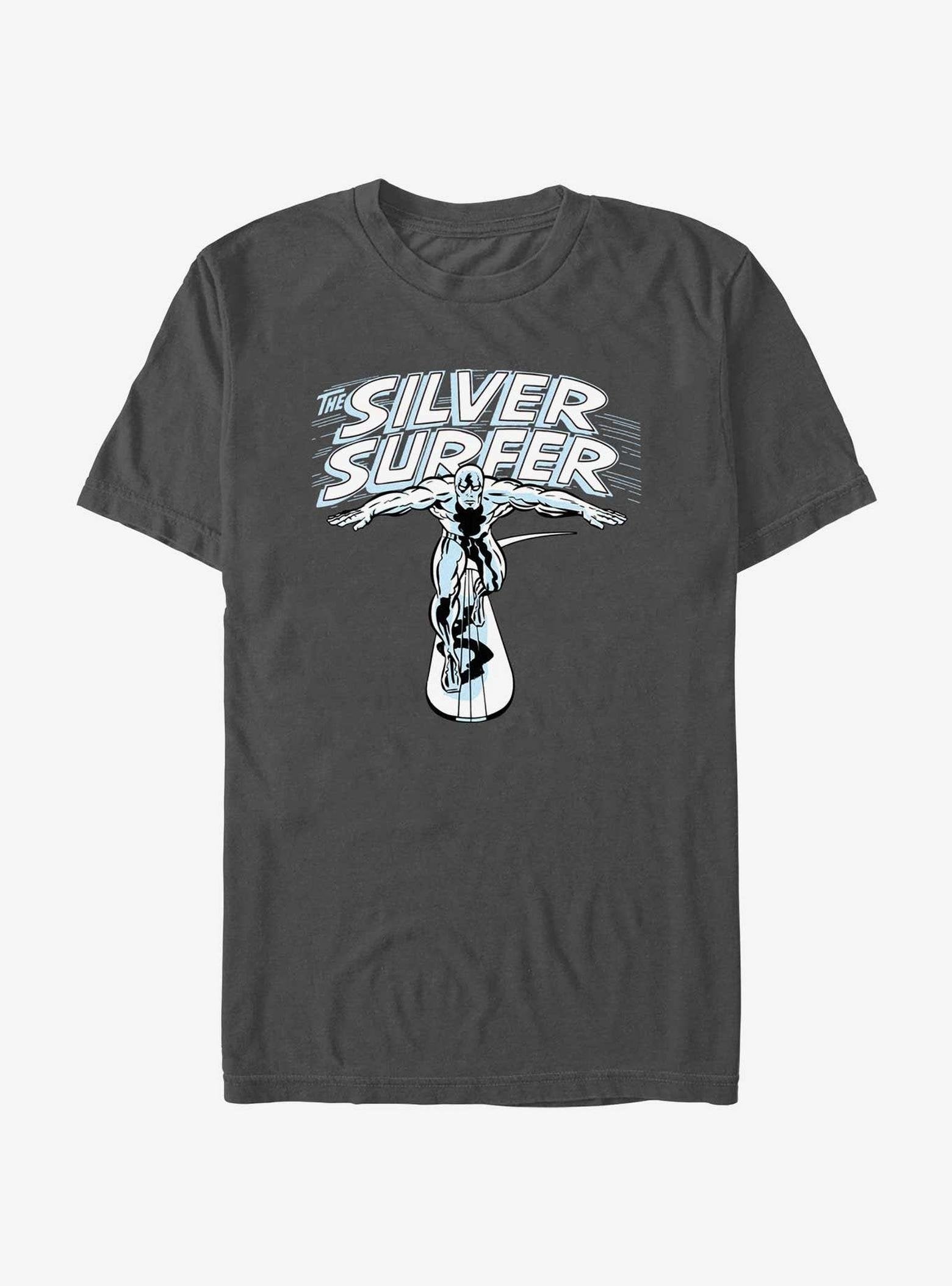 Marvel Fantastic Four Silver Surfer Wordmark T-Shirt image 0