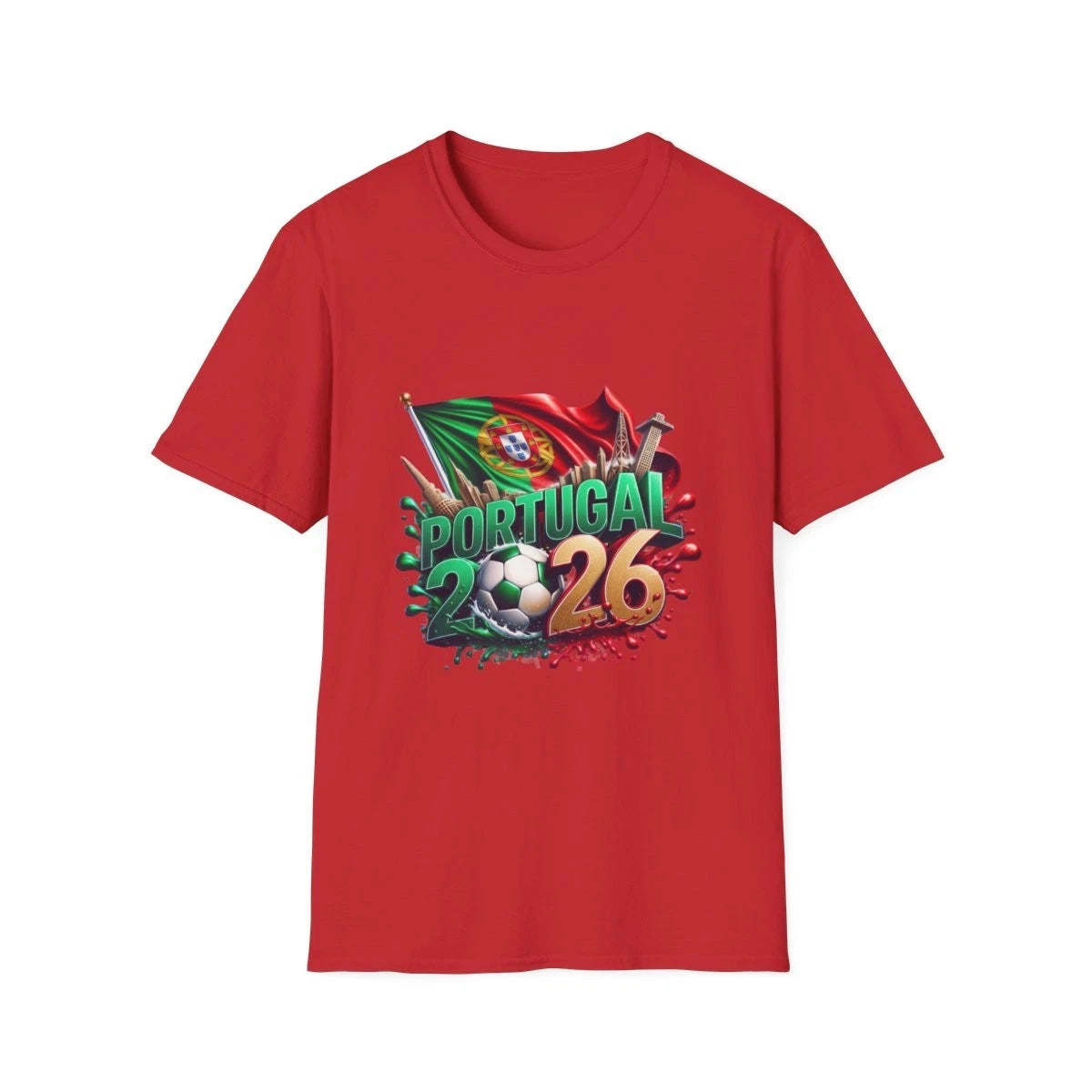 2026 World Cup Soccer T-Shirt - Portugal image 0