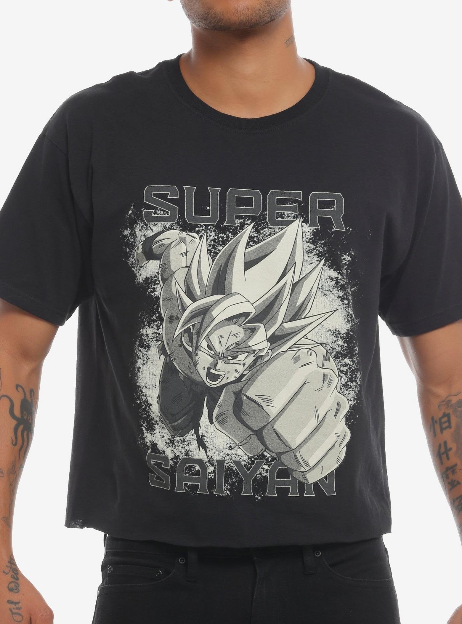 Dragon Ball Z Super Saiyan Crop T-Shirt image 0