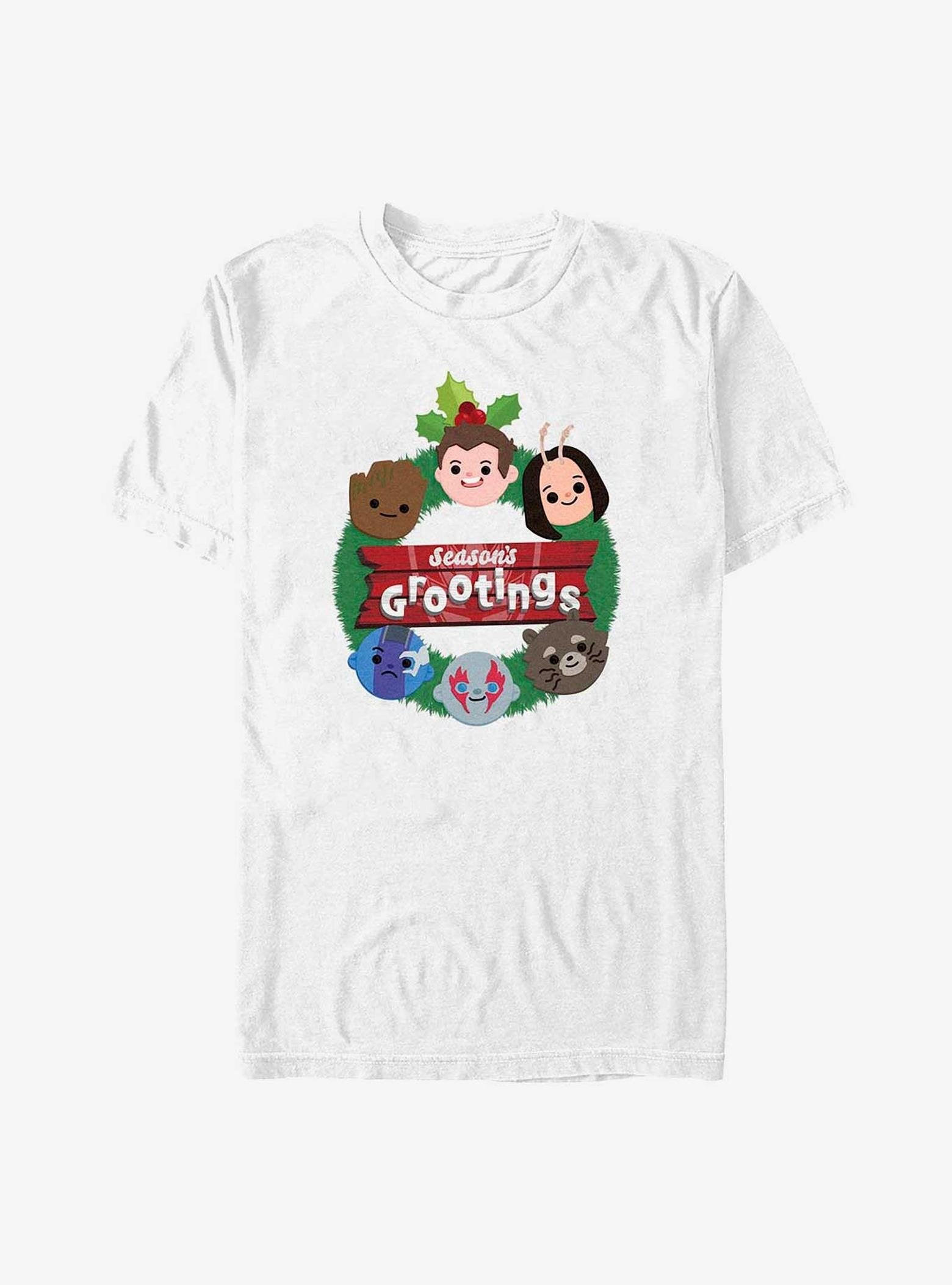 Marvel Guardians of the Galaxy Holiday Special Seasons Grootings T-Shirt image 0