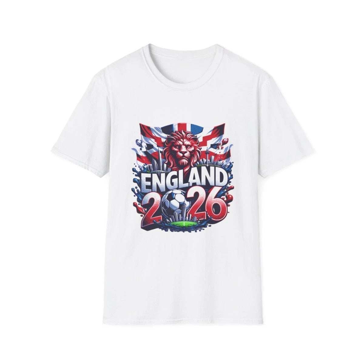 2026 World Cup Soccer T-Shirt - England Style 2 image 0