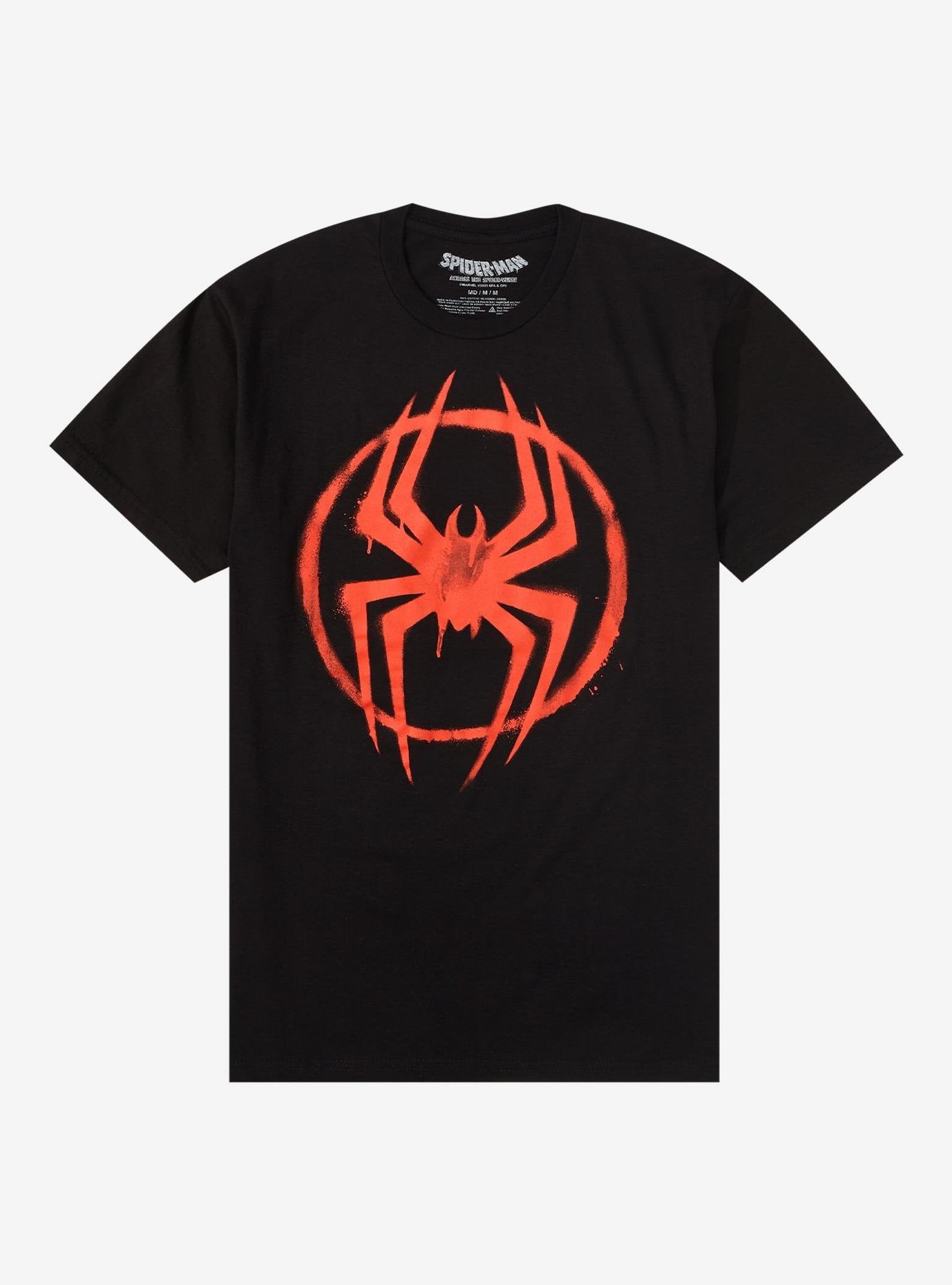 Marvel Spider-Man: Across The Spider-Verse Miles Logo T-Shirt image 0