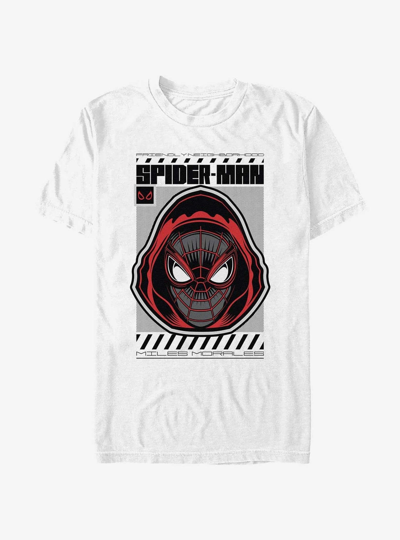 Marvel Spider-Man Miles Morales Hoodie T-Shirt image 0