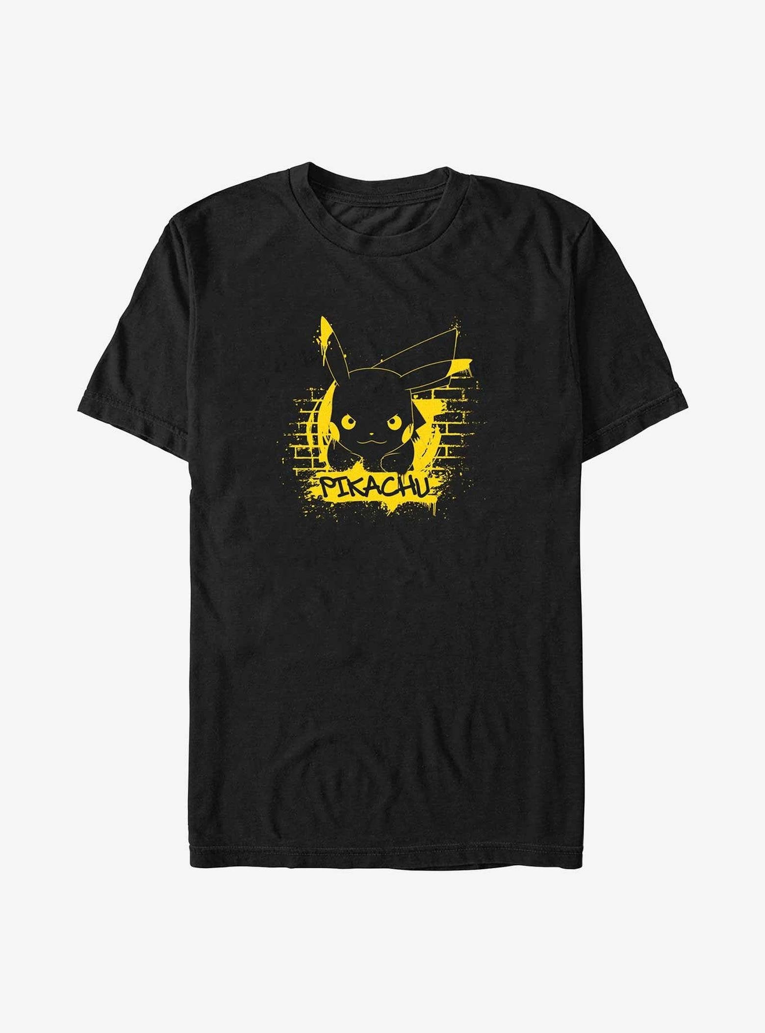 Pokemon Pikachu Graffiti Big & Tall T-Shirt image 0