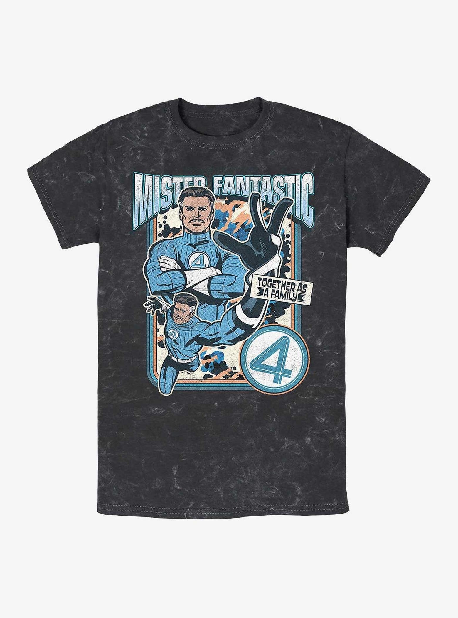 Marvel The Fantastic Four: First Steps Mister Fantastic Reed Mineral Wash T-Shirt Hot Topic Exclusive image 0