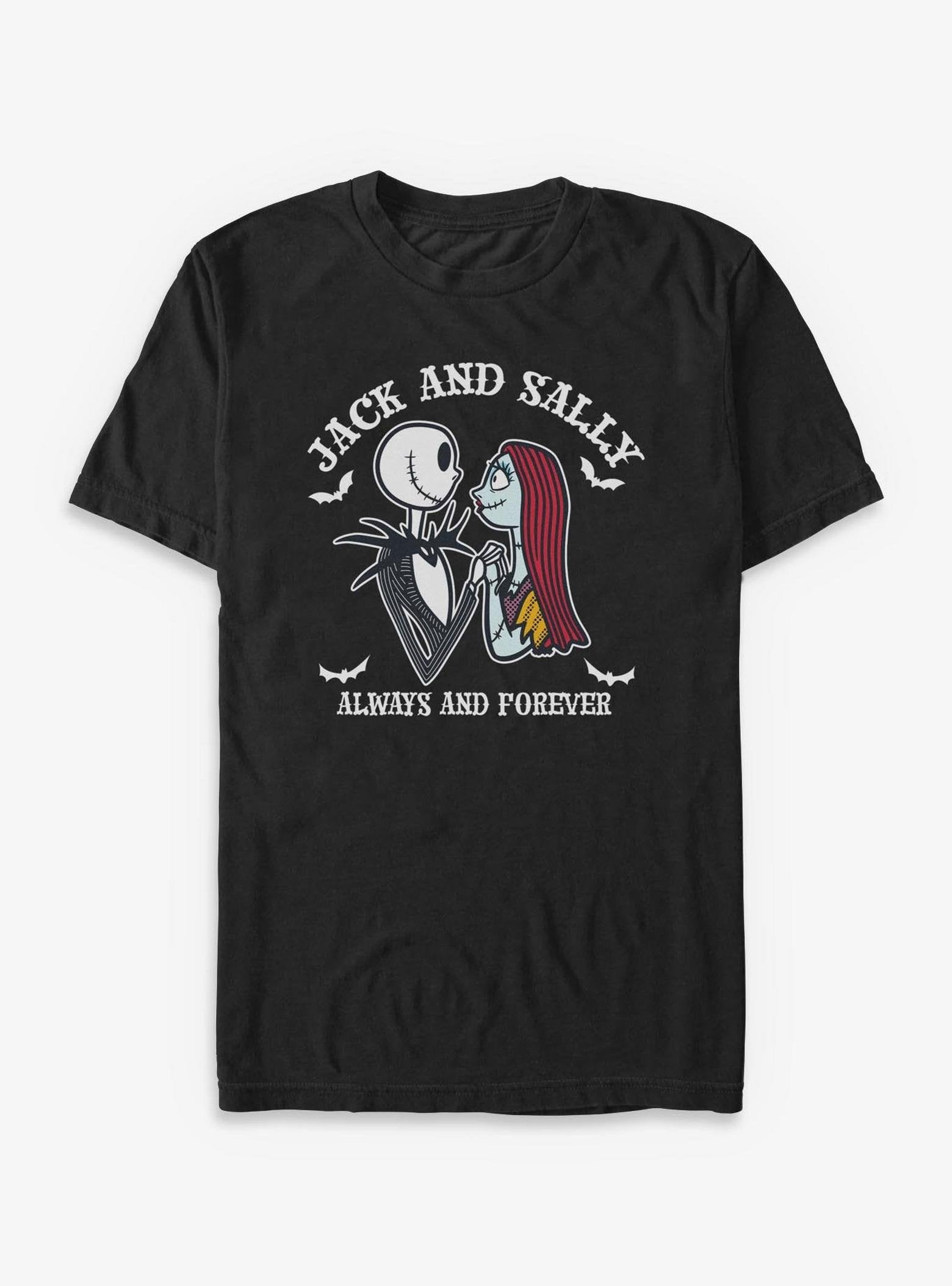 Disney The Nightmare Before Christmas Jack And Sally Forever - Black image 0