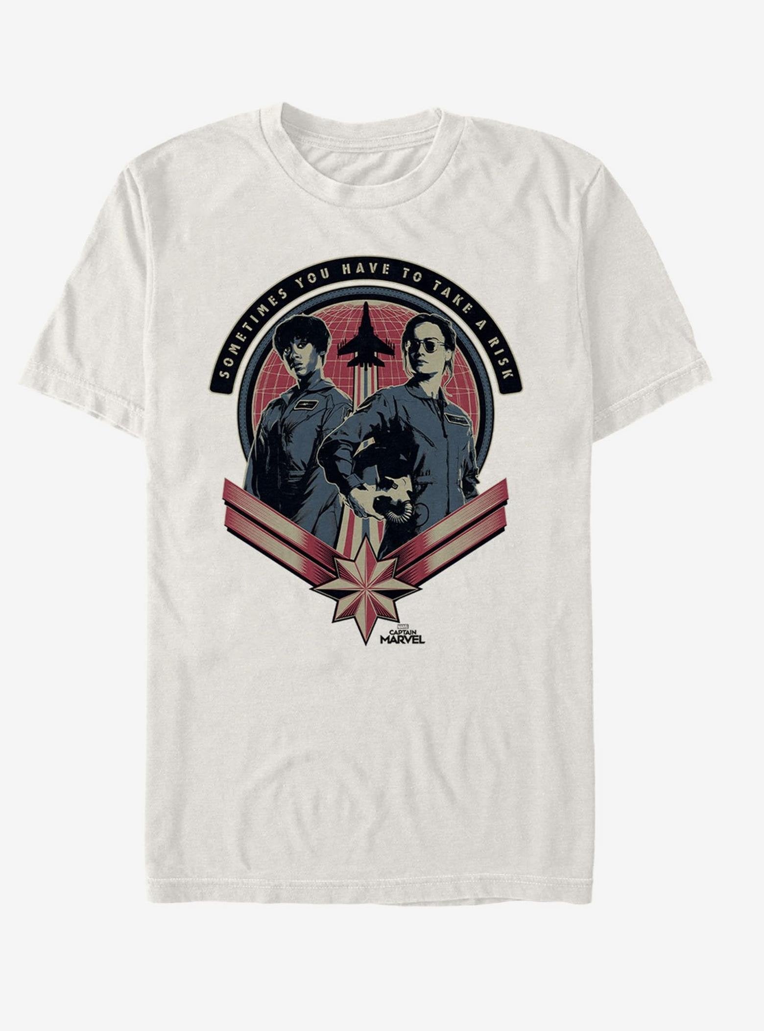 Marvel Captain Marvel Fly Girls T-Shirt image 0