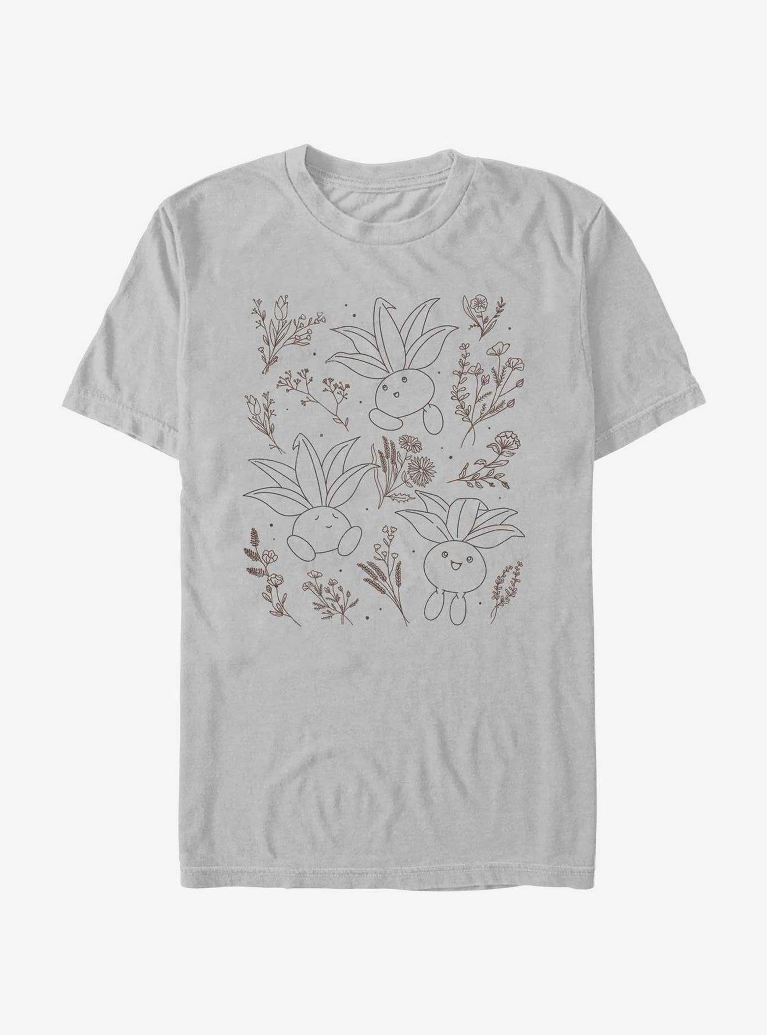 Pokemon Oddish Forest Flowers T-Shirt image 0