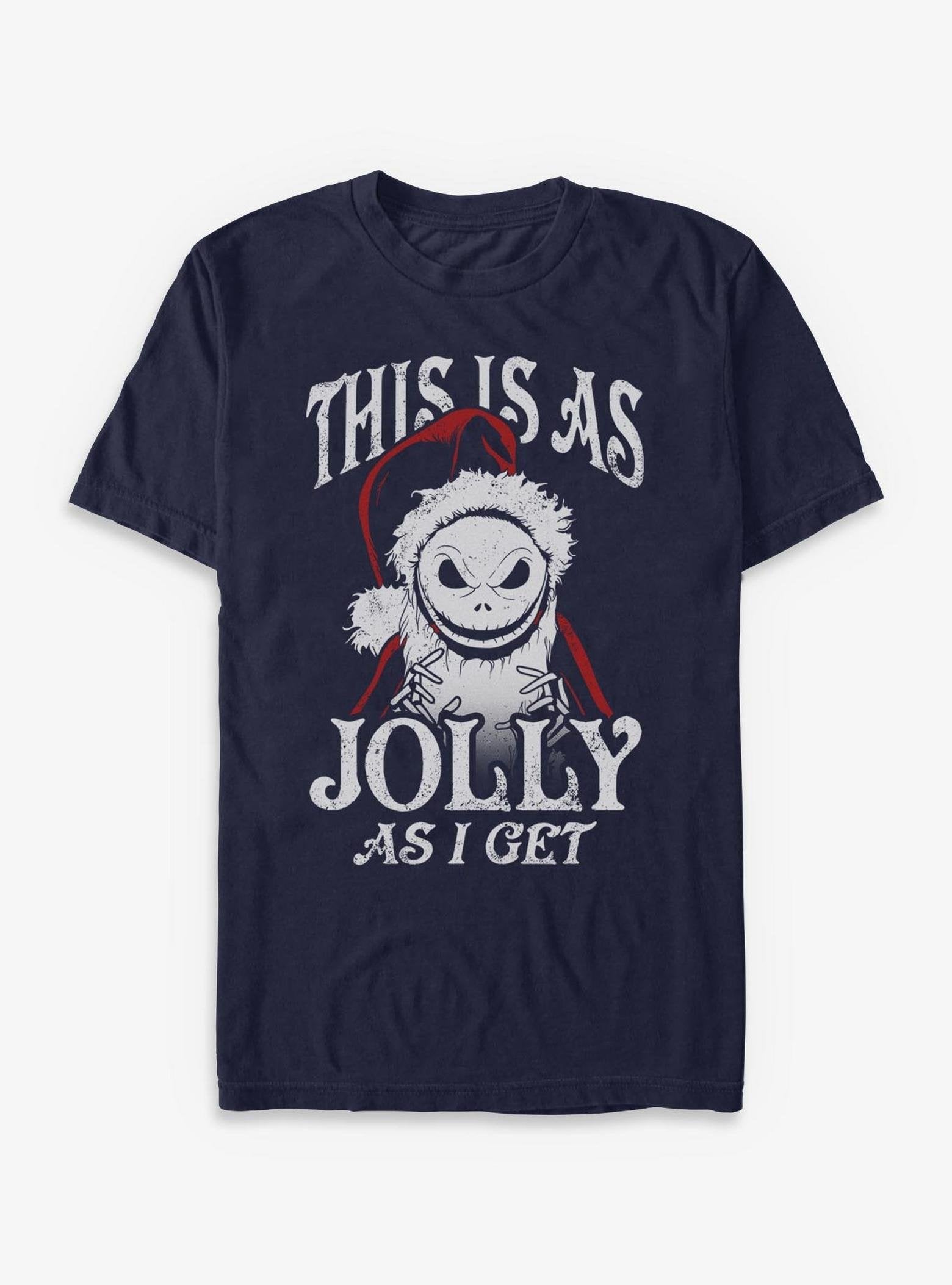 Disney The Nightmare Before Christmas Jolly Santa Jack - Navy image 0