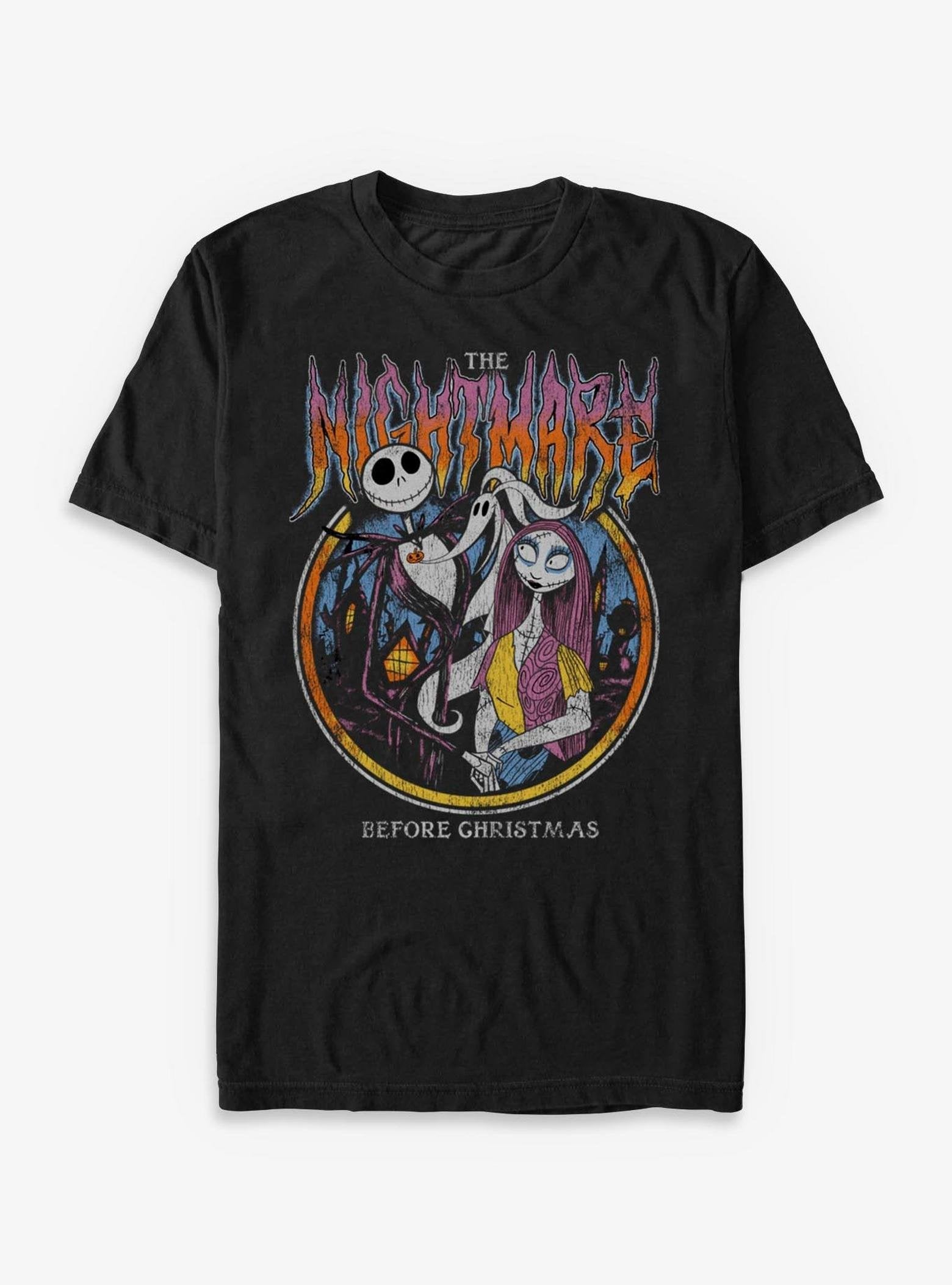 Disney The Nightmare Before Christmas Metal Circle - Black image 0