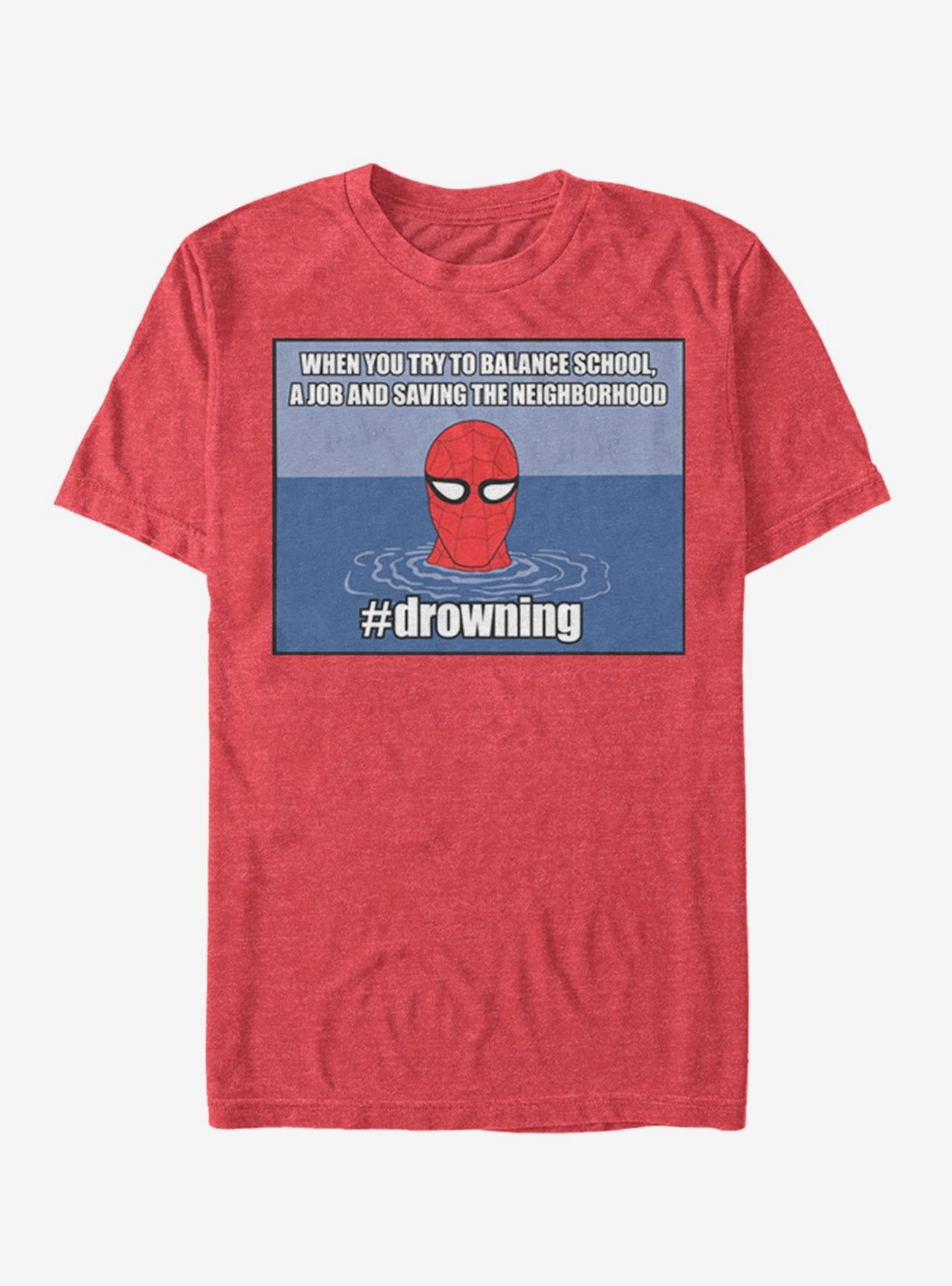 Marvel Spider-Man #drowning T-Shirt image 0
