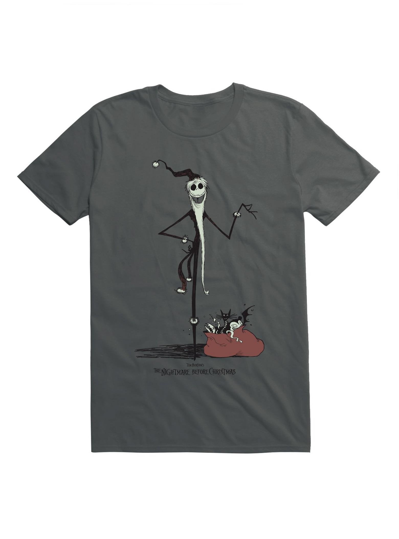 Disney The Nightmare Before Christmas Jack Skellington Santa T-Shirt Hot Topic Exclusive image 0