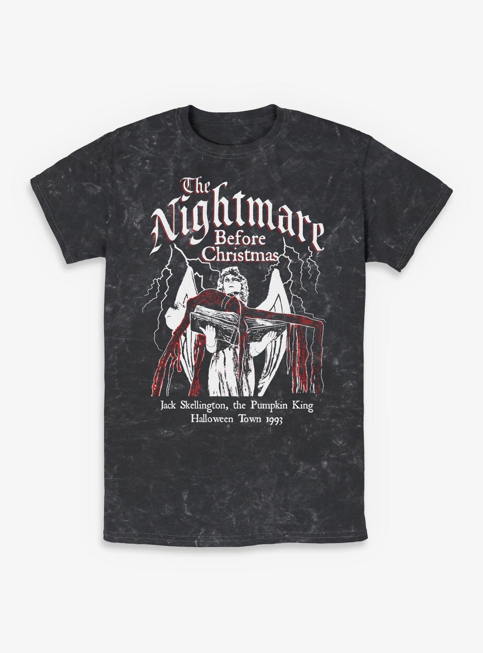 Disney The Nightmare Before Christmas Jack On Angel Statue - Black image 0
